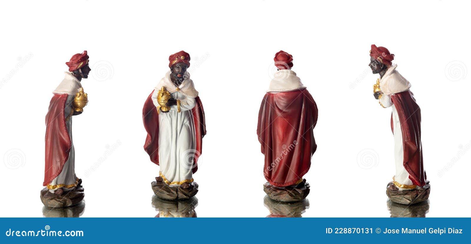 balthazar, the third of the three wise men different positions