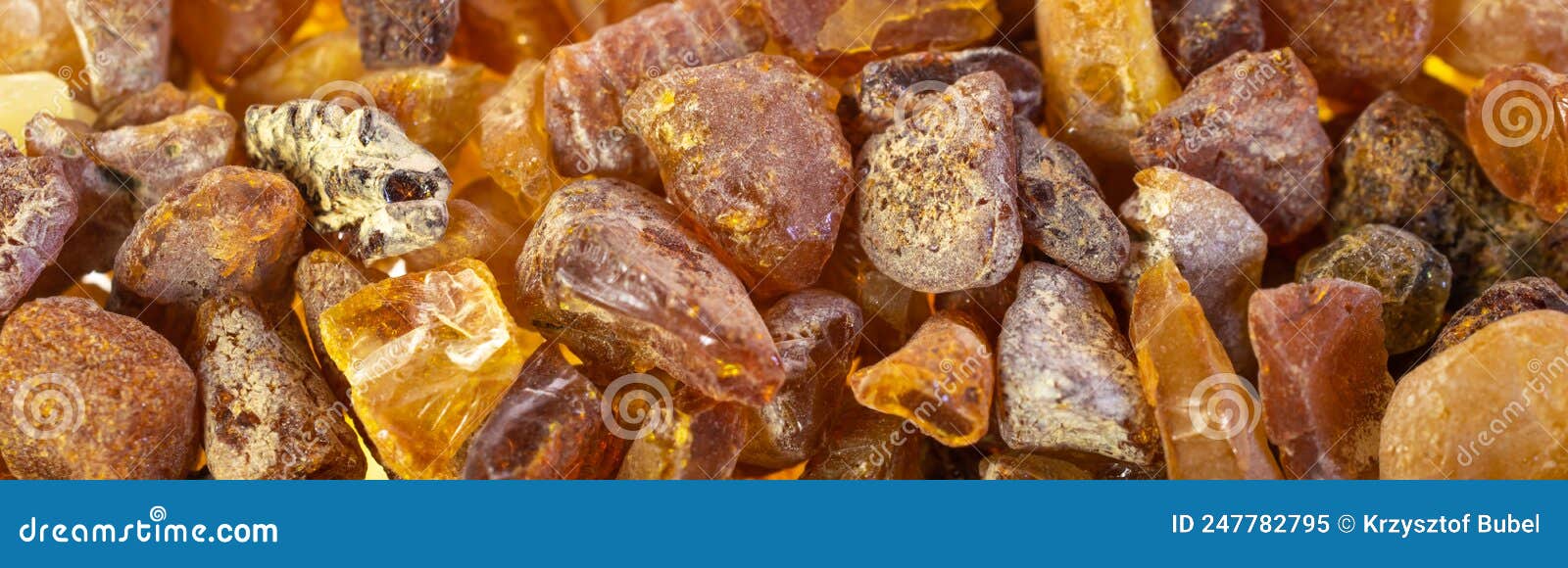 Baltic Amber with Visible Details. Background or Textura Stock Image