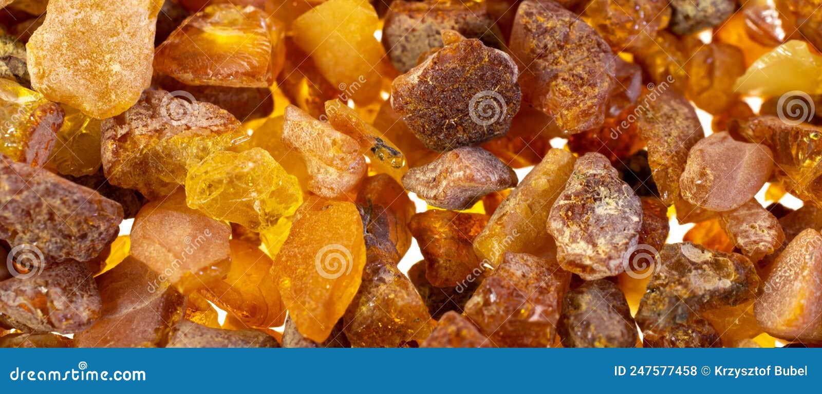 Baltic Amber with Visible Details. Background or Textura Stock Photo