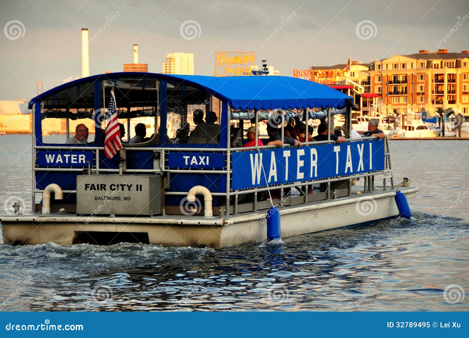 Baltimore, MD Fair City II Water Taxi Editorial Image