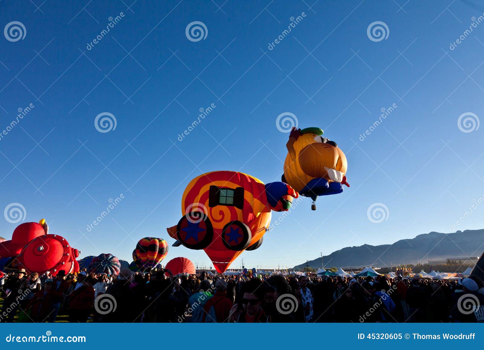 Balões de ar quente. Albuquerque balão festival 4 de outubro de 2014