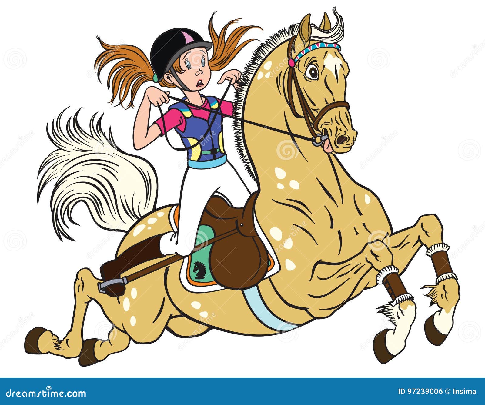 Disegno Stilizzato Bambina Con Cavallo : Il Bambino Della ...