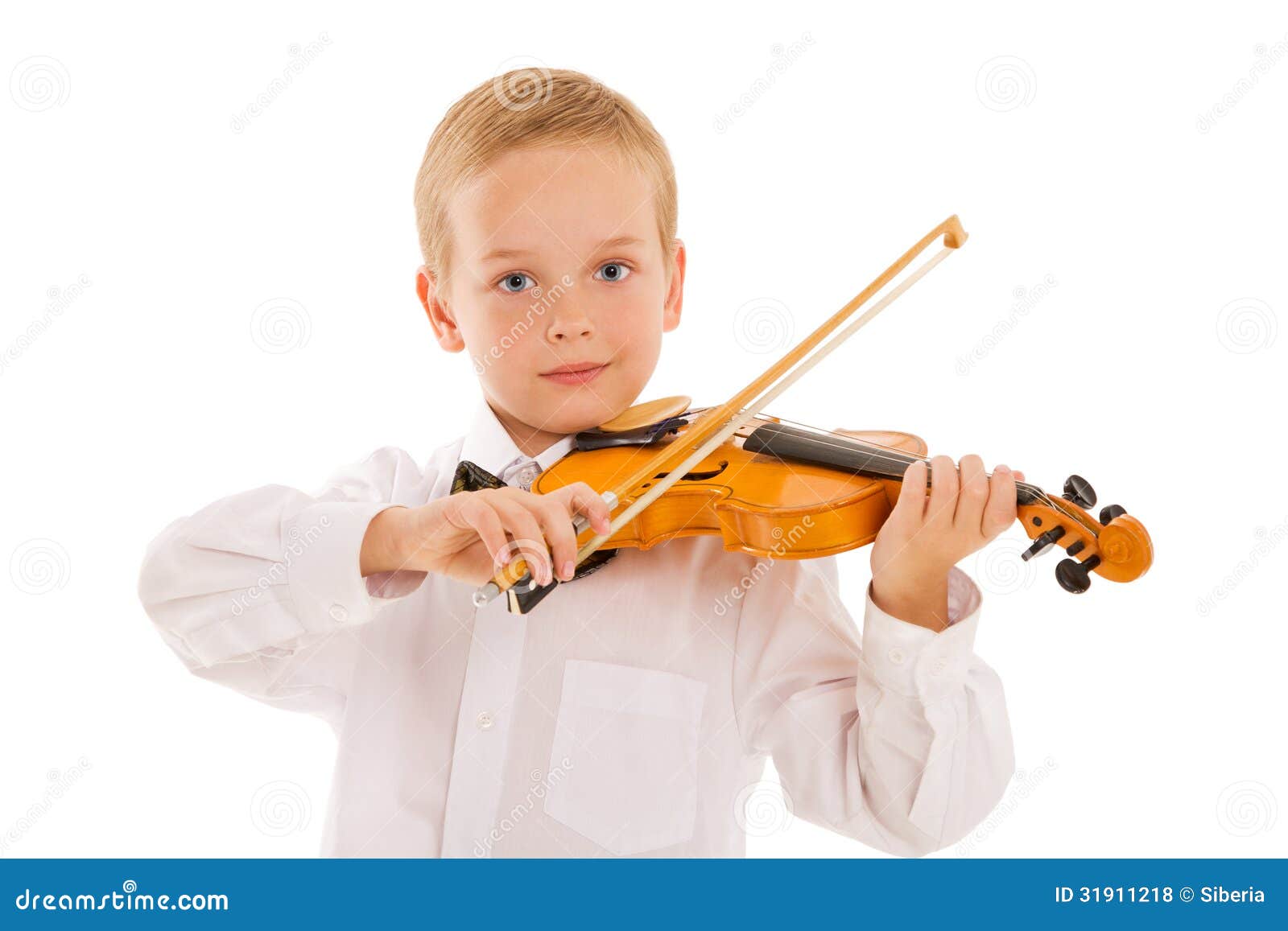 Bambini e violino fotografia stock. Immagine di strumento 31911218