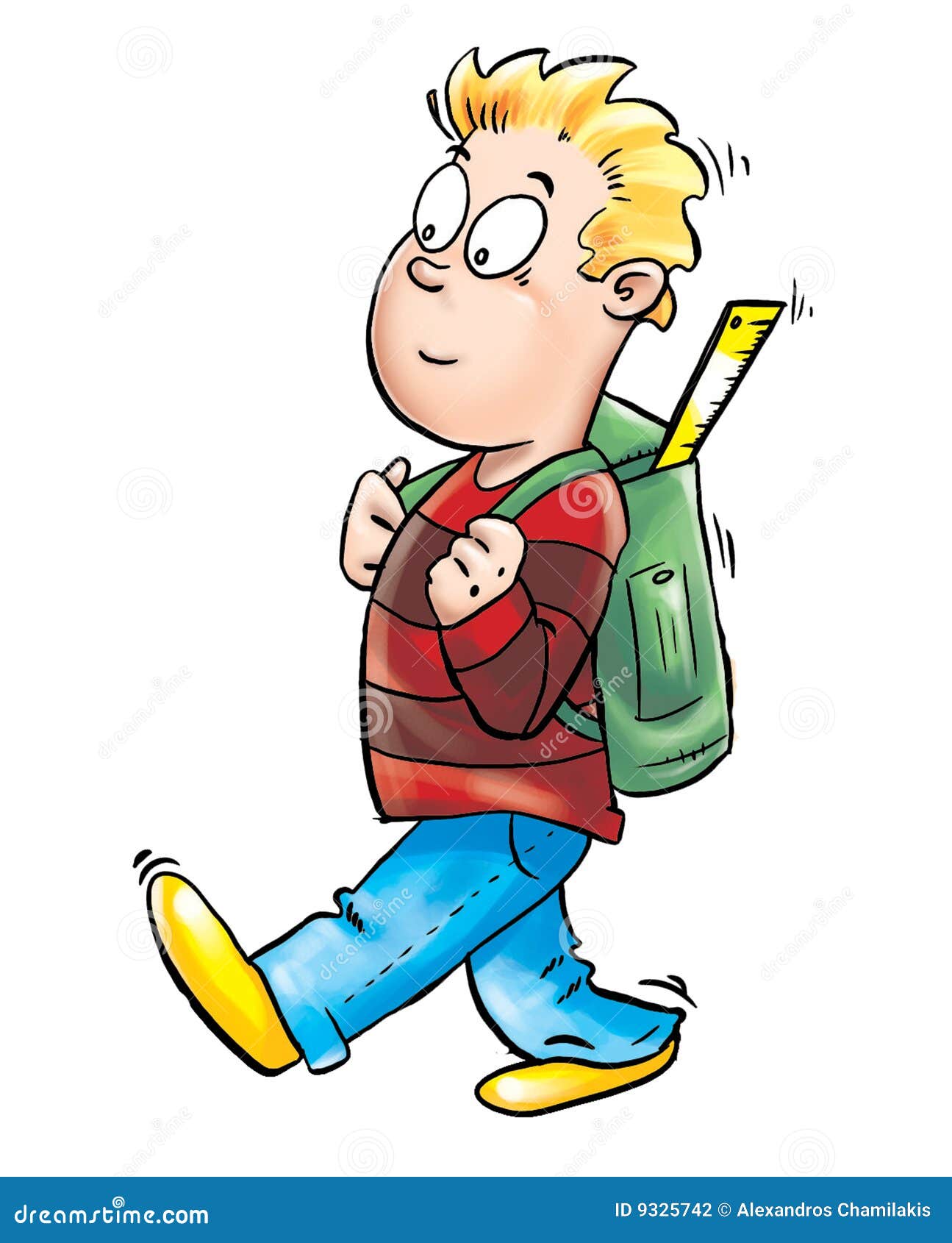Человек идет в школу. Человечек идет из школы. Нарисованный walk to School. Идти в школу рисунок.