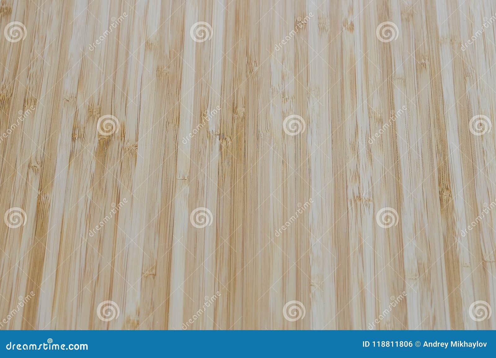 Bamboo Desk Surface Is Yellow Polished Texture Stock Photo