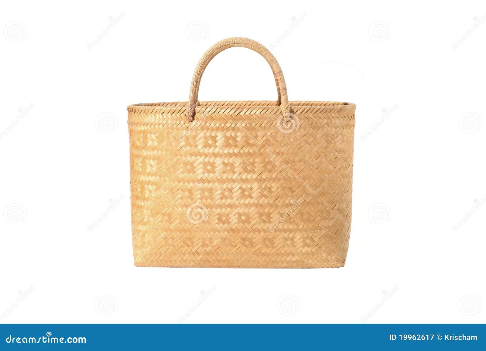 Bamboo handbag isolated stock image. Image of artisan - 19962617