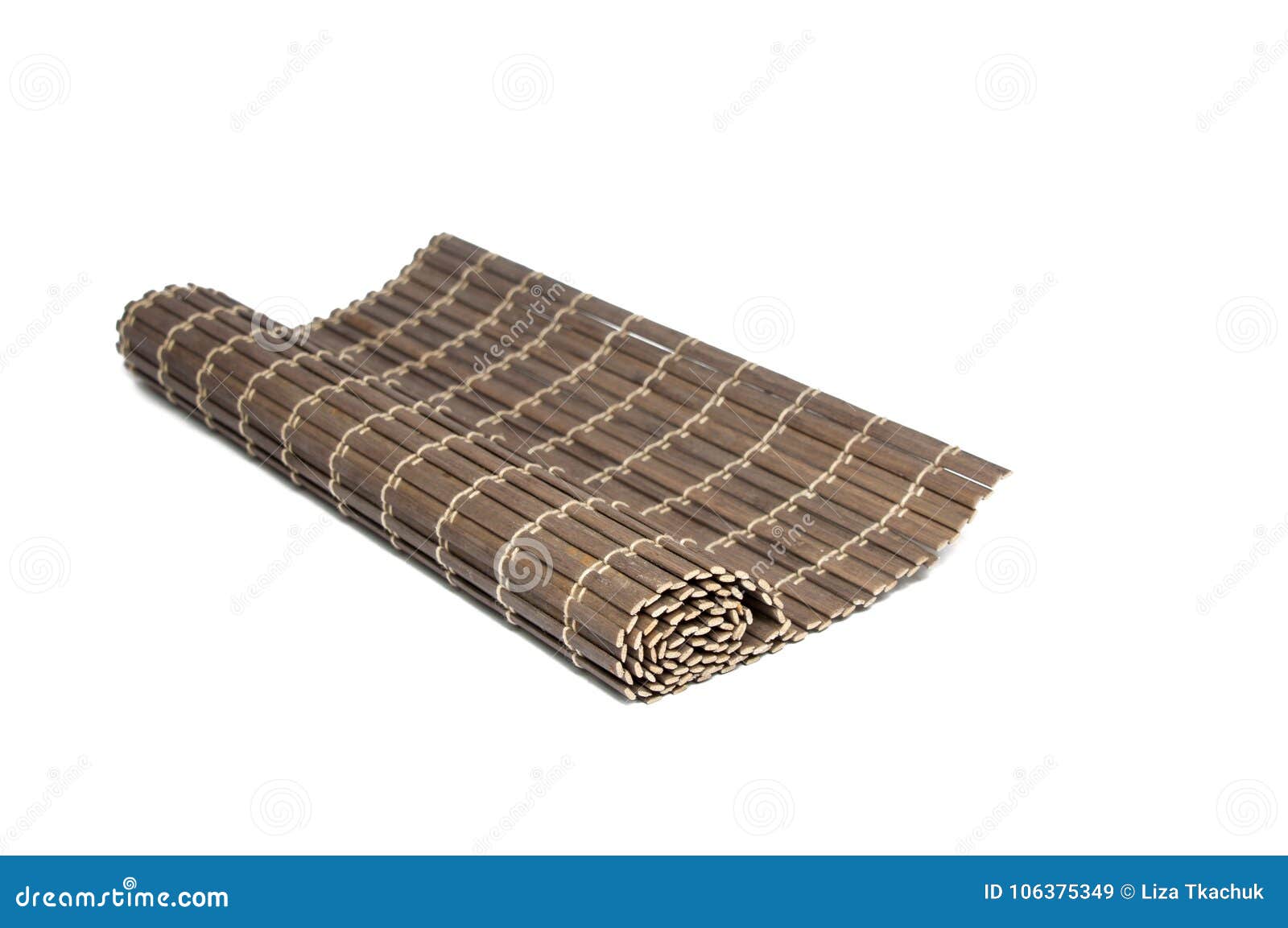Bamboo mat isolated stock image. Image of macro, oriental 106375349