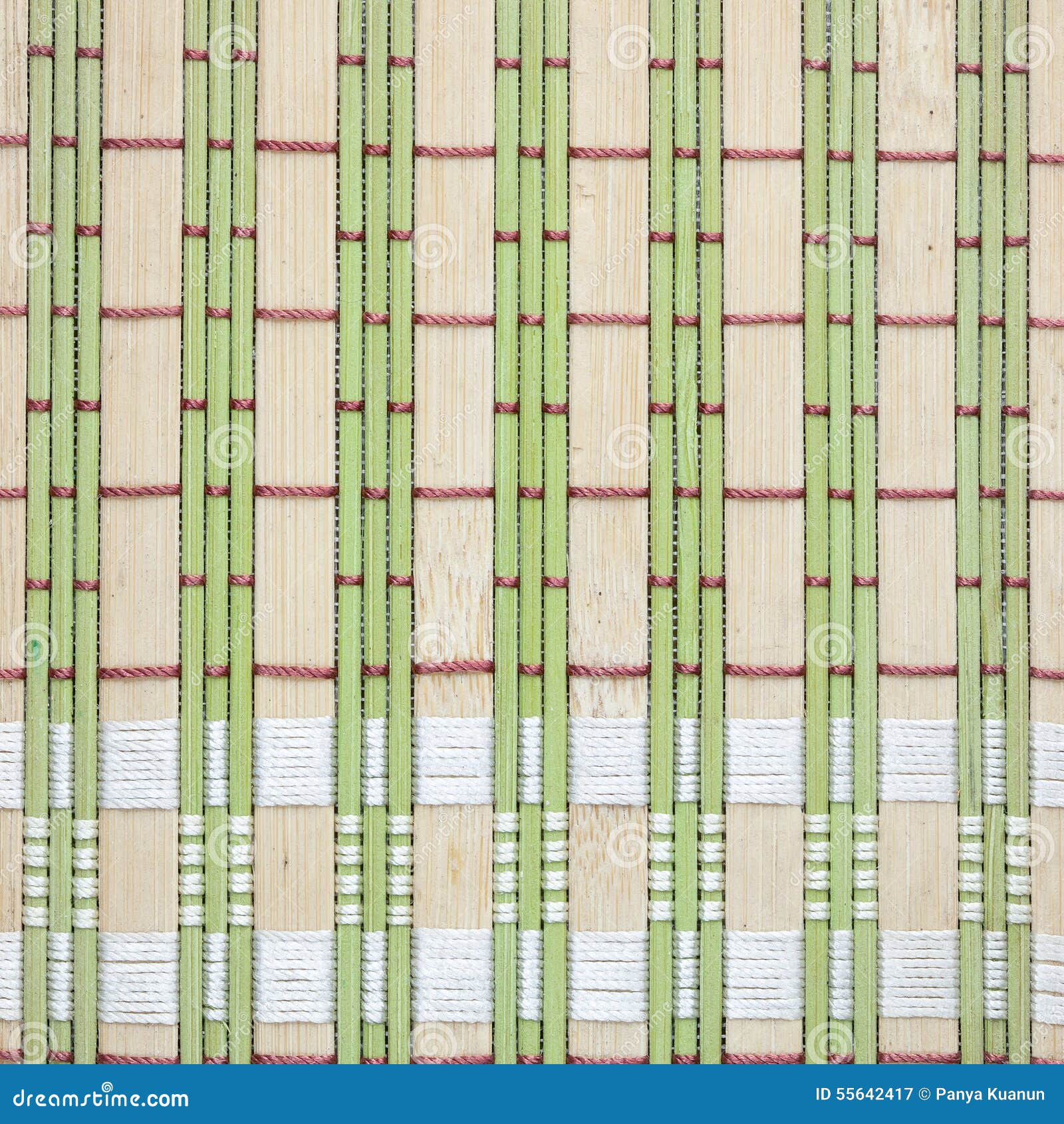 Bamboo Placemat Background Bamboo Green Tablecloths Stock Image Image