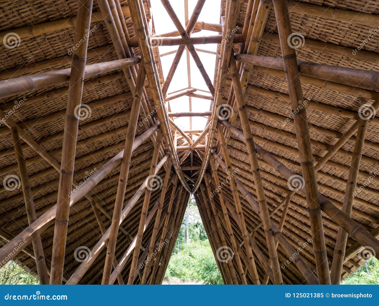  Bamboo Roof Construction  Roof  Construction  Made From 