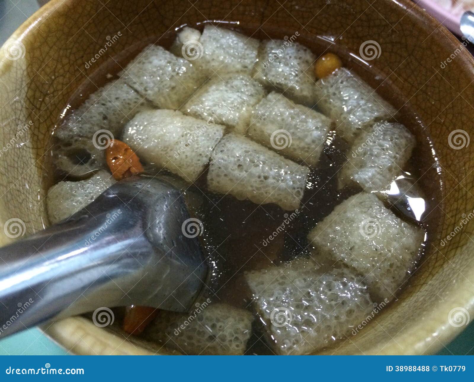 Bamboo soup stock photo. Image of chinise, delicacy, seafood 38988488