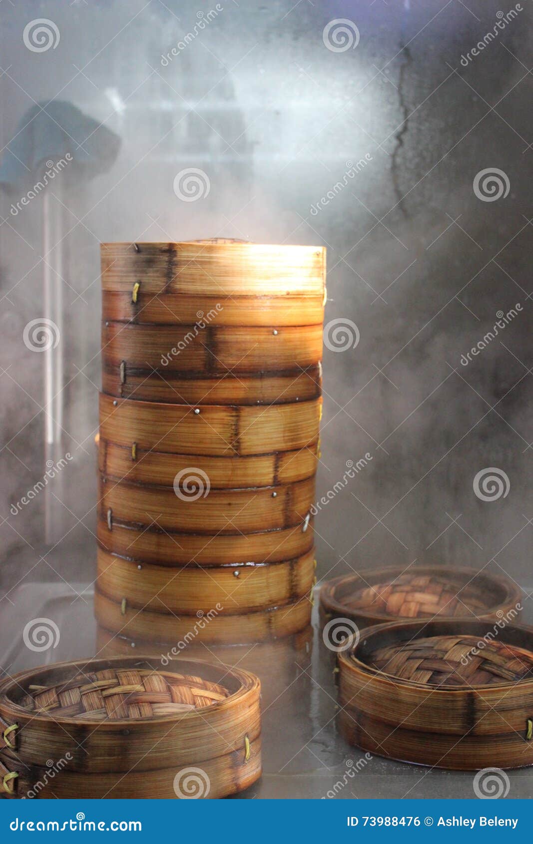 Bamboo Steamers stock photo. Image of chinese, stacks 73988476