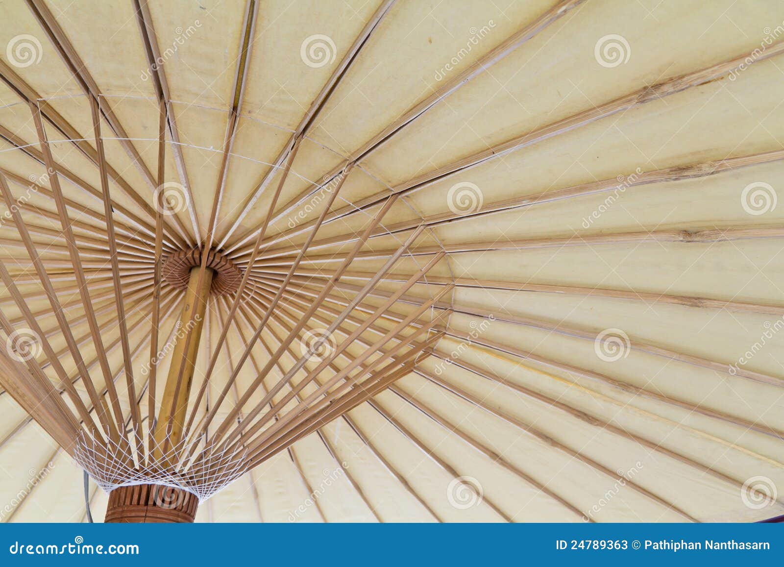 Bamboo umbrella stock image. Image of oriental, decoration 24789363