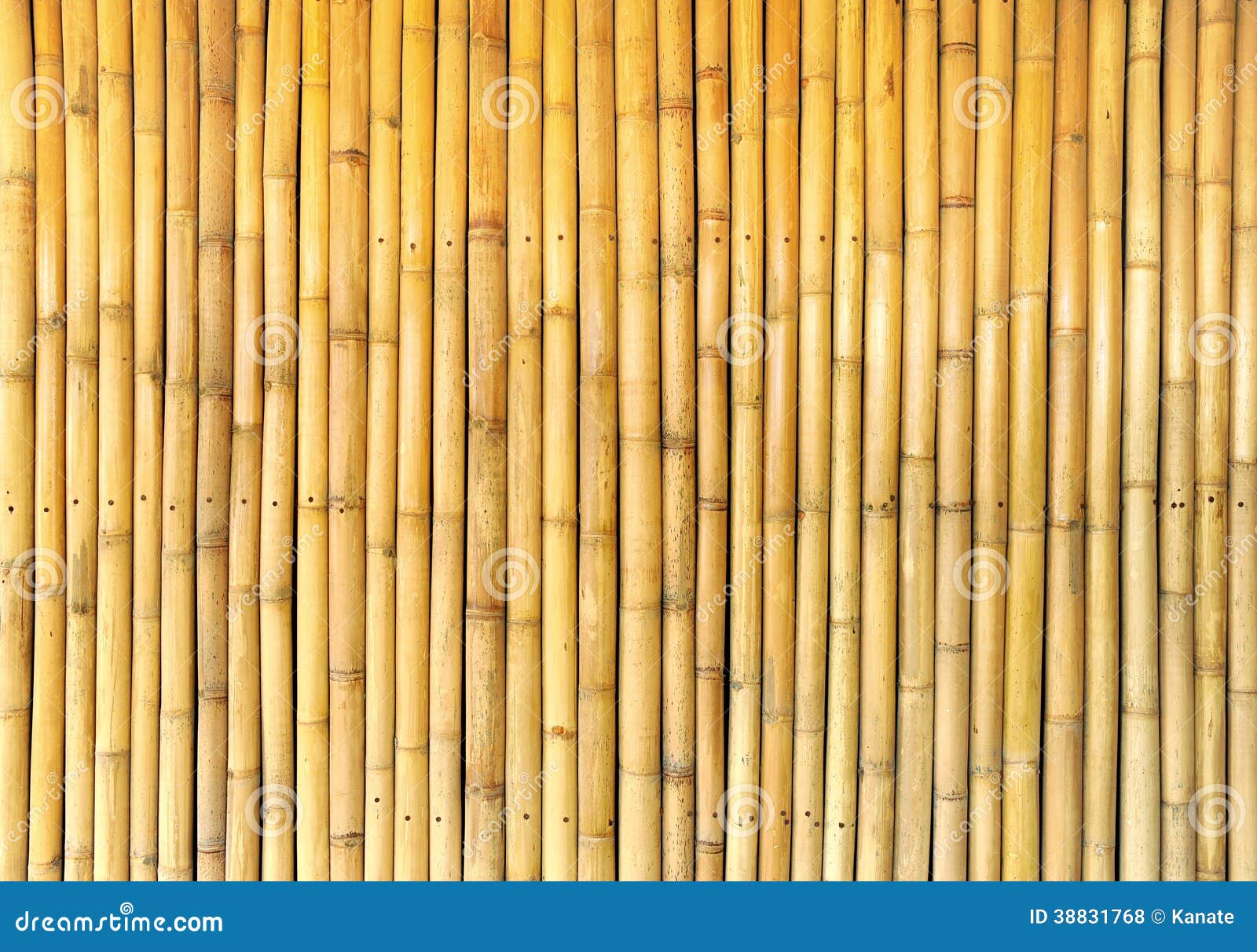 Bamboo Wall Texture Background RoyaltyFree Stock Photography