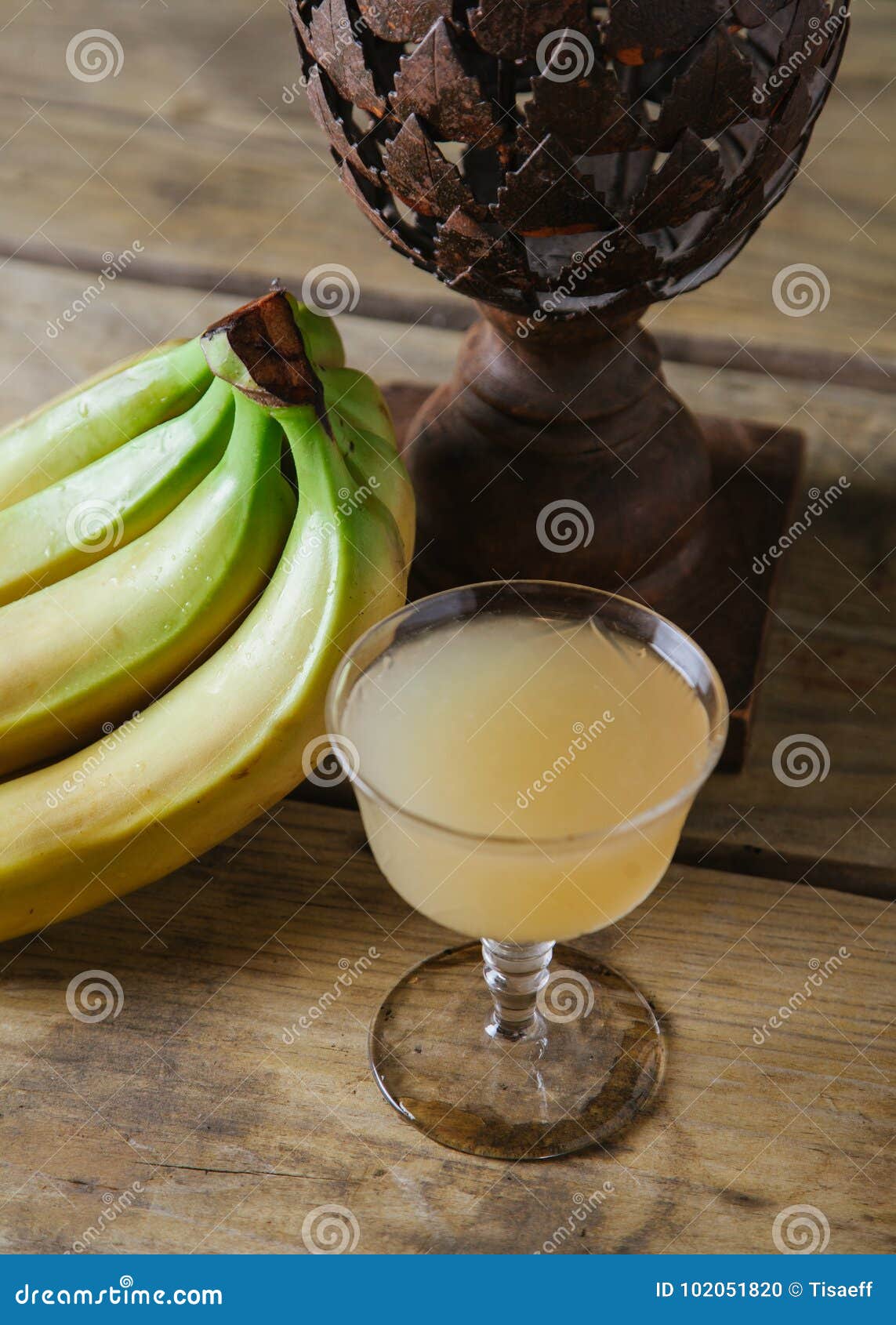 Banana alcoholic cocktail stock photo. Image of fresh 102051820