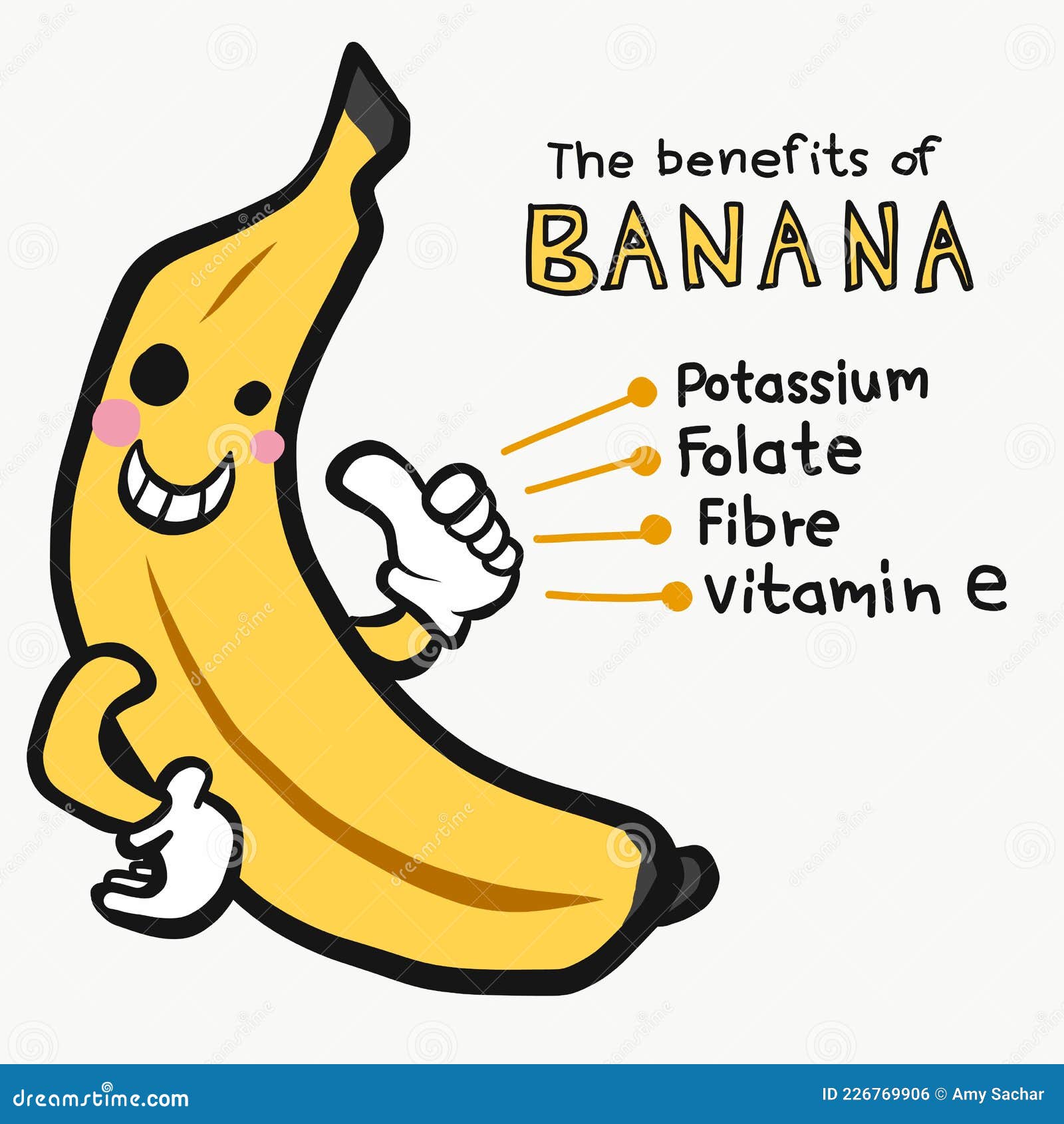 Banana. Cute Fruit Vector Character Couple Isolated On White Background