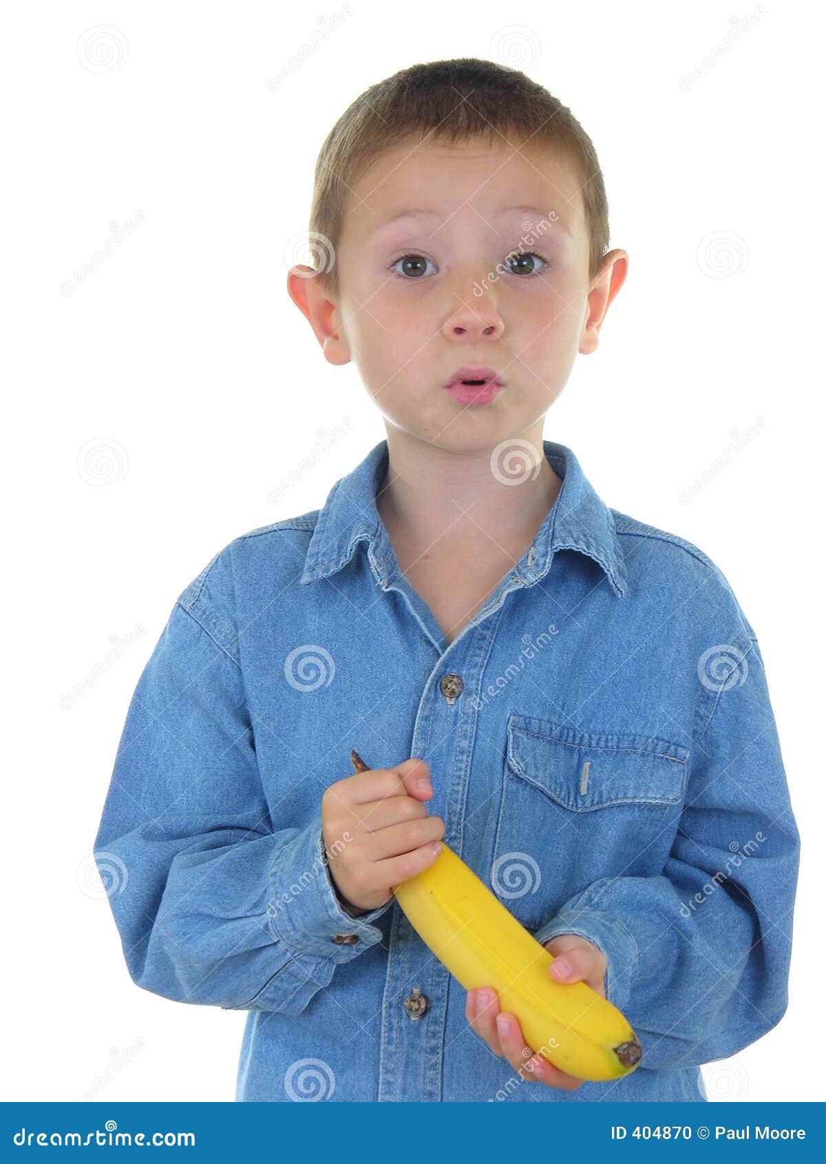 Banana Boy stock photo. Image of isolated, snack, full 404870