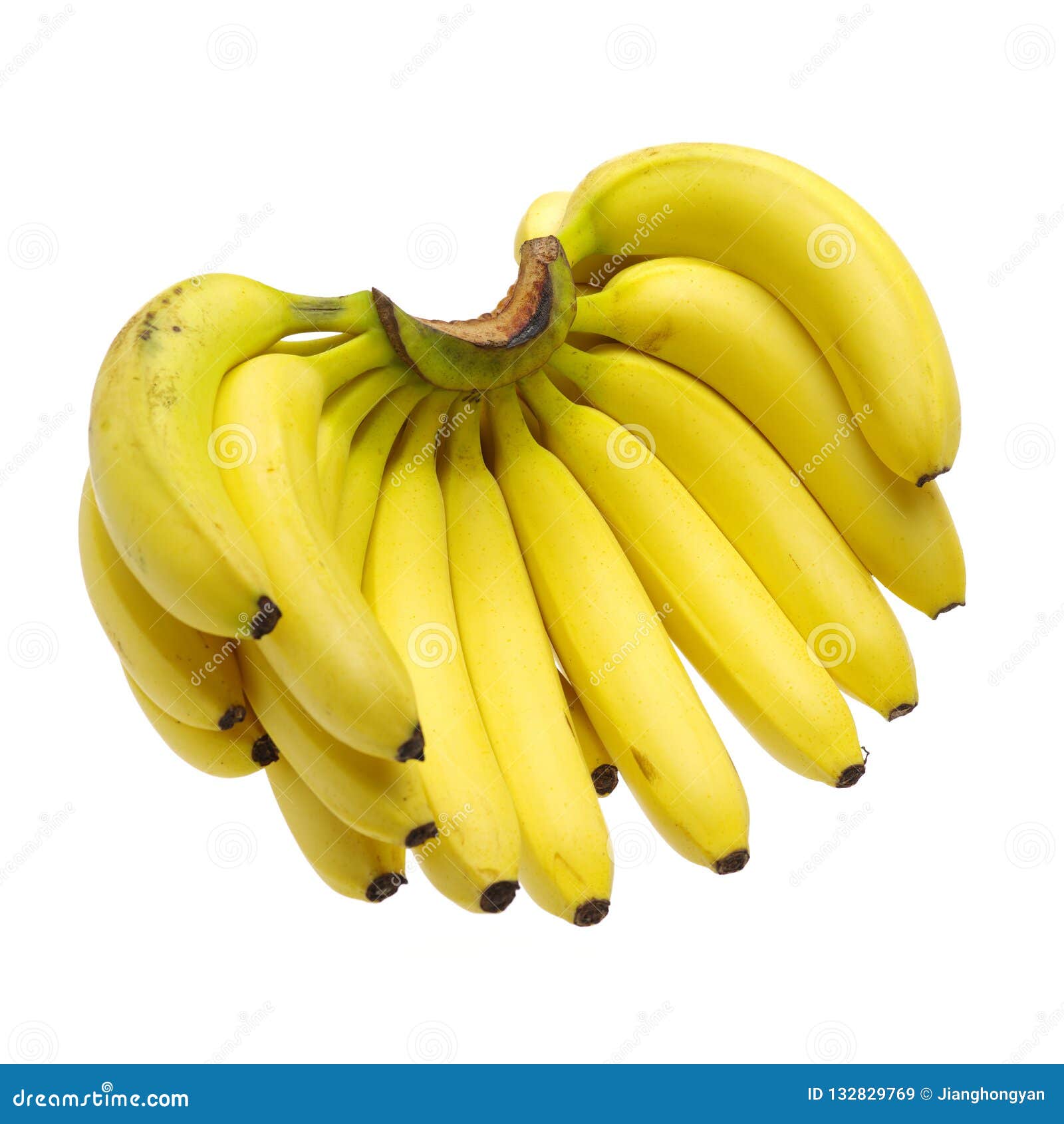 Banana bunch stock image. Image of banana, ingredient - 132829769