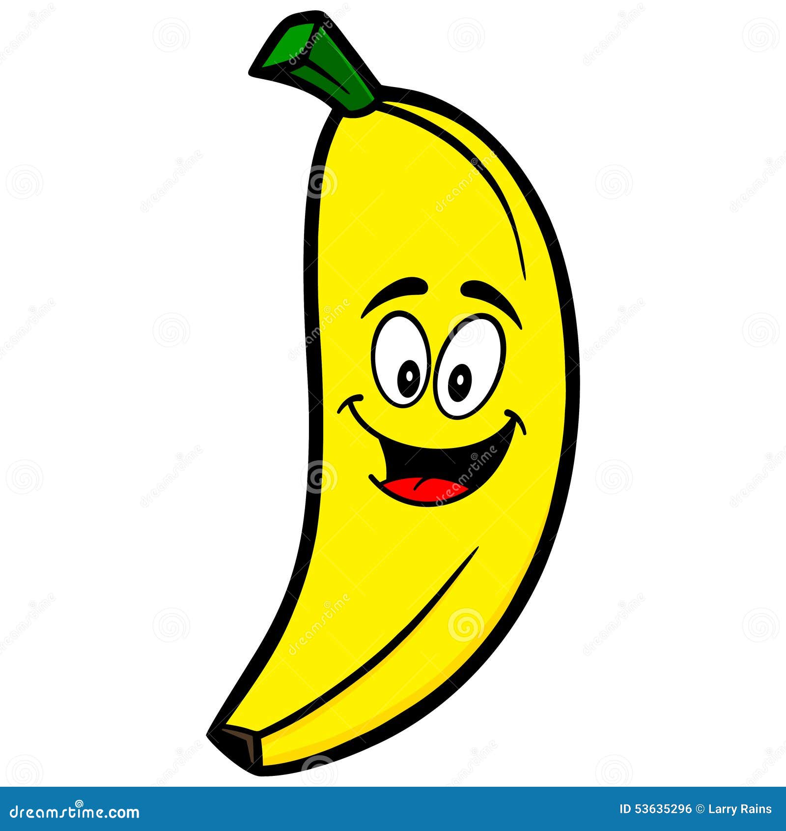 banana cartoon mascot illustration 53635296
