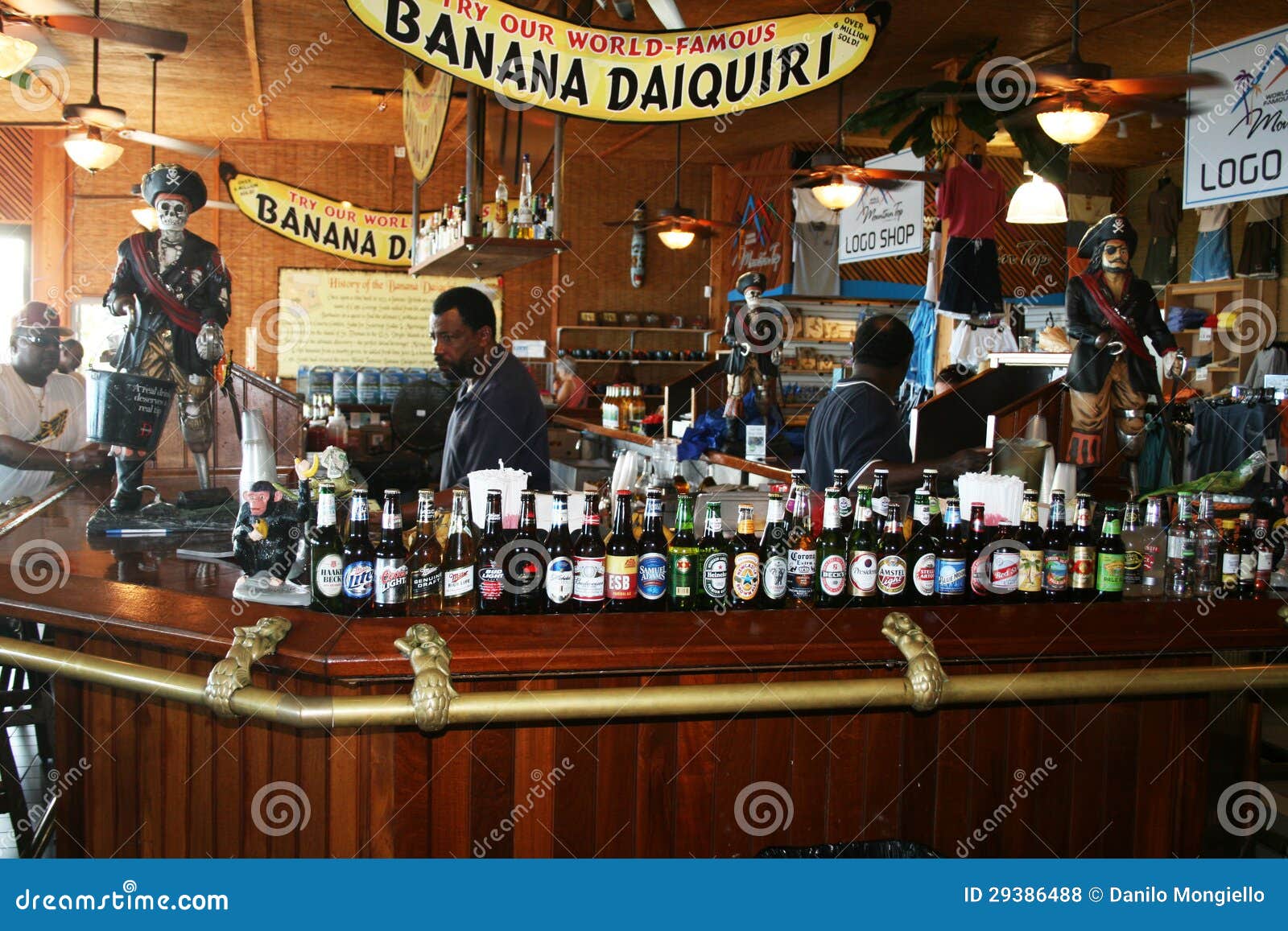 Banana daiquiri bar editorial stock photo. Image of people 29386488