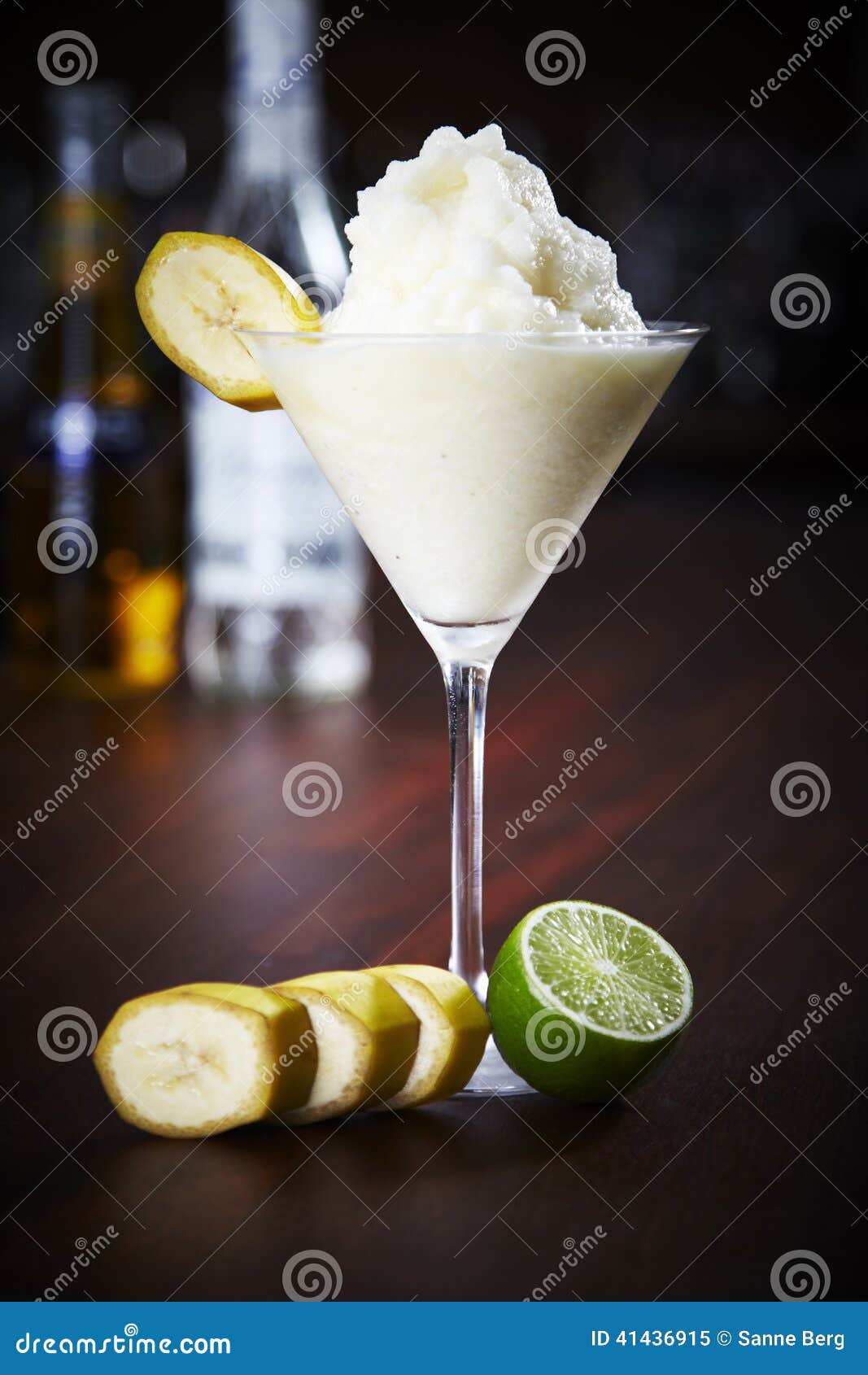 Banana Daiquiri stock image. Image of drink, people, fruit 41436915