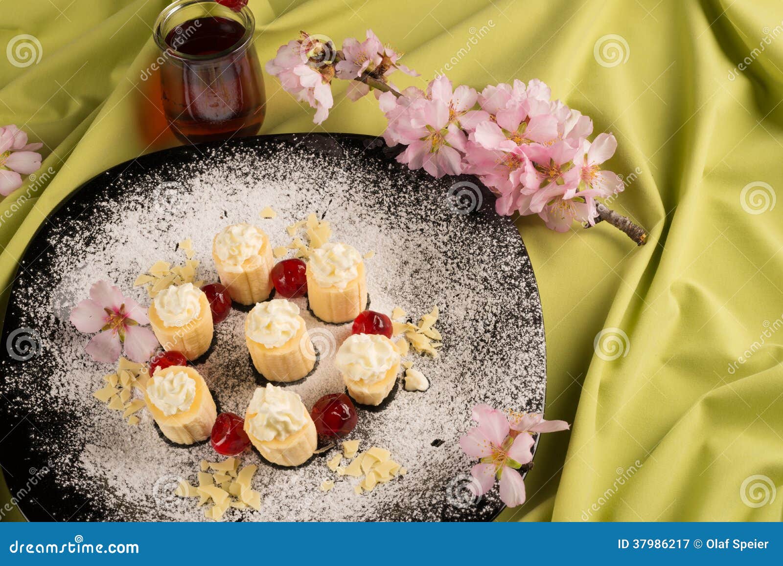 Banana dessert stock image. Image of portion, kids, fruit - 37986217