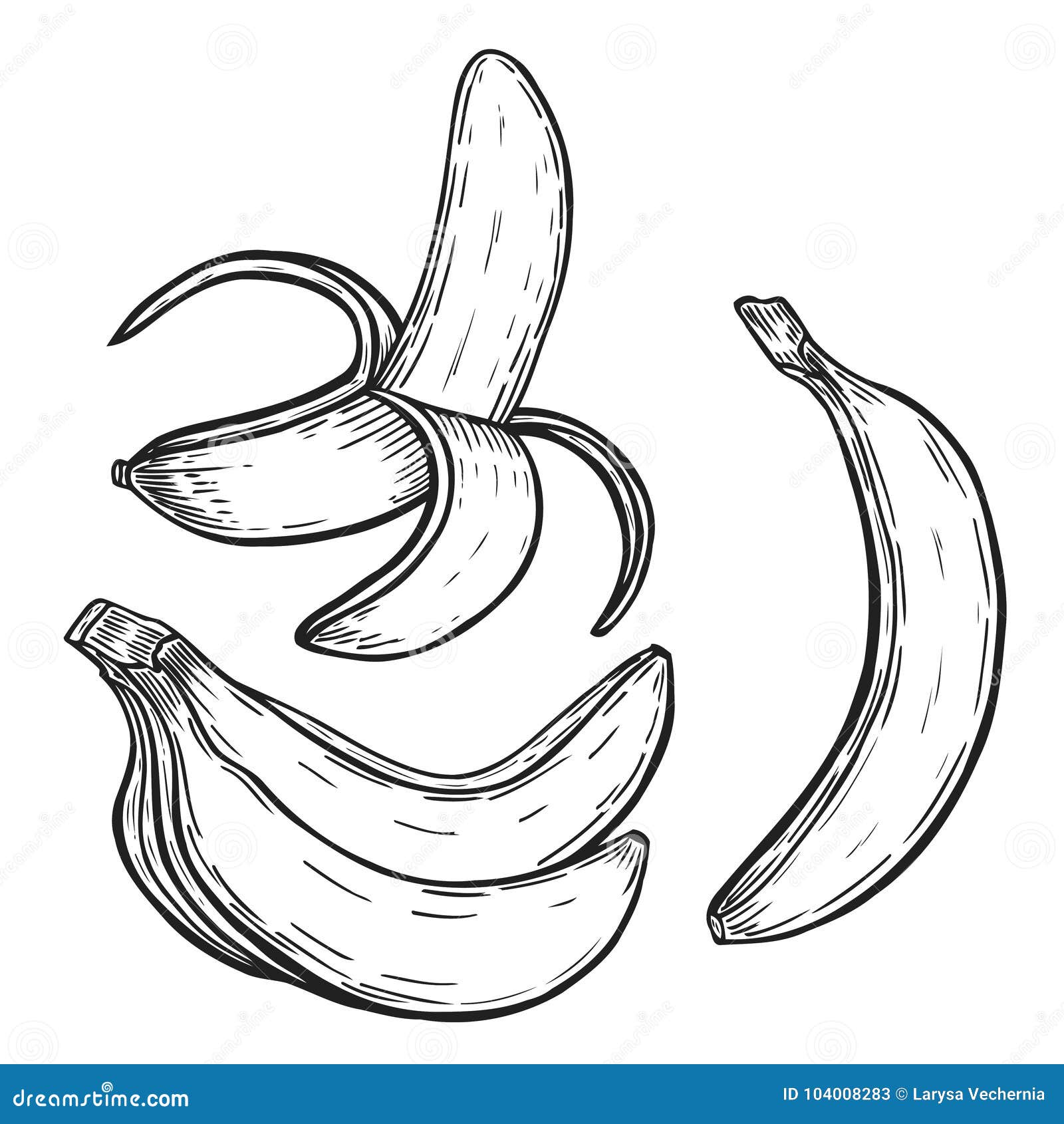 Top 156+ sketch of banana fruit super hot