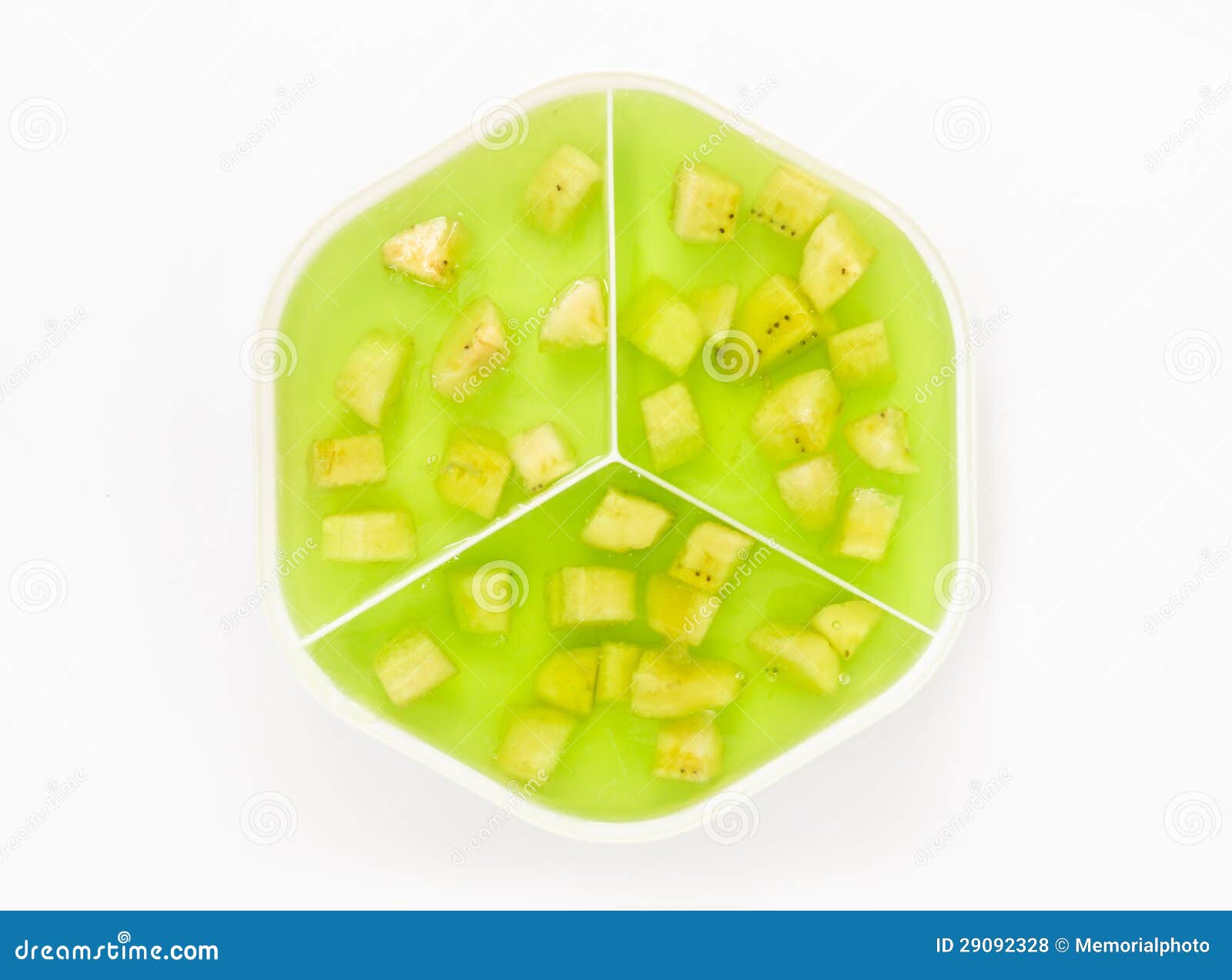 Banana green jelly stock photo. Image of meal, food, gelatine 29092328