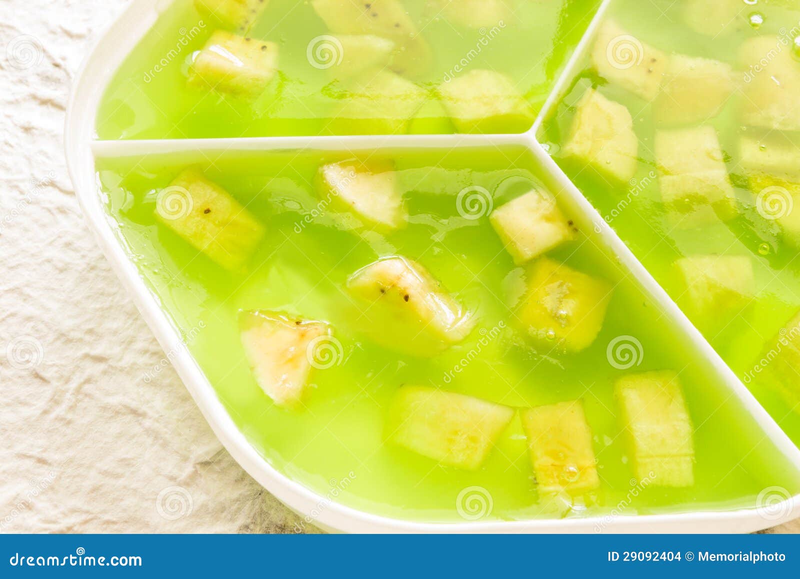 Banana green jelly stock photo. Image of green, mold 29092404