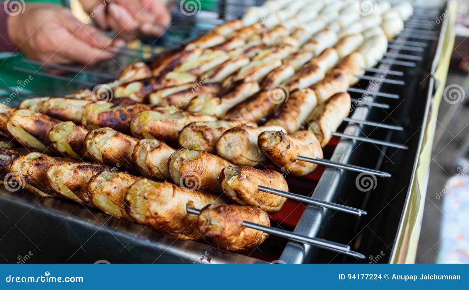 Banana grill stock photo. Image of banana, diet, food 94177224