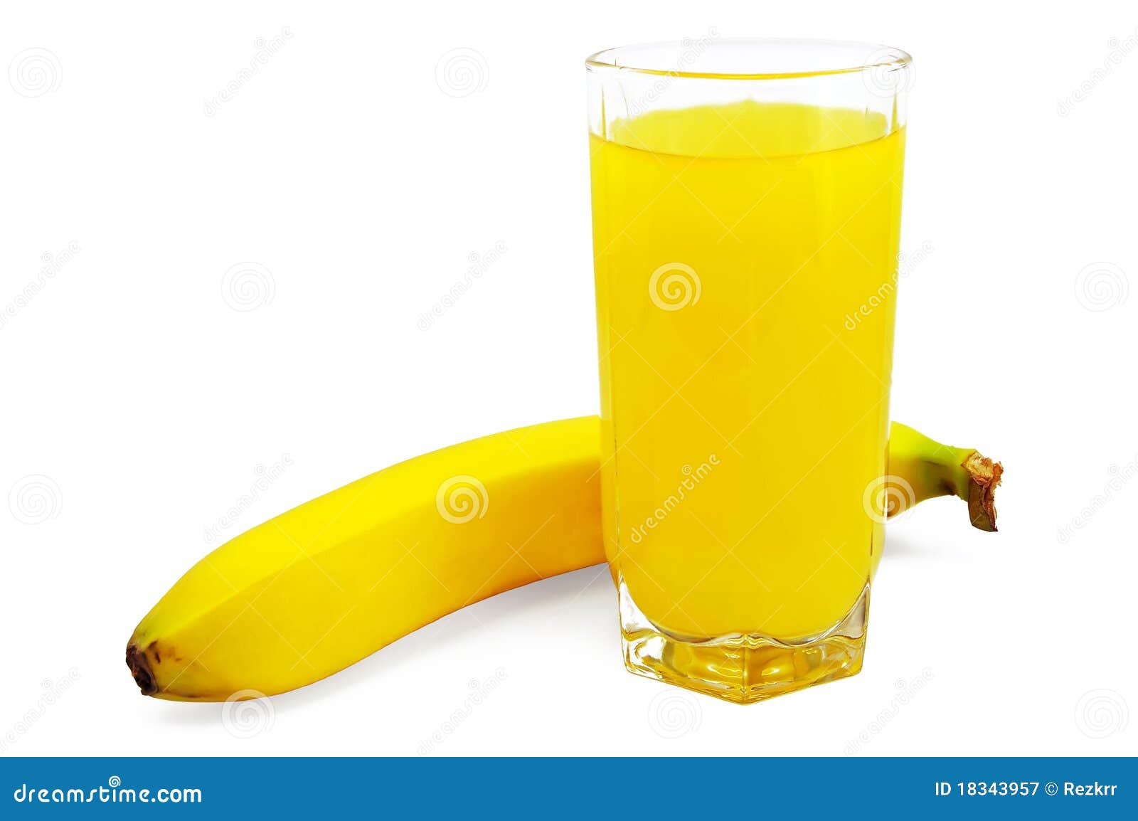 Banana juice stock image. Image of bright, daylight, full 18343957