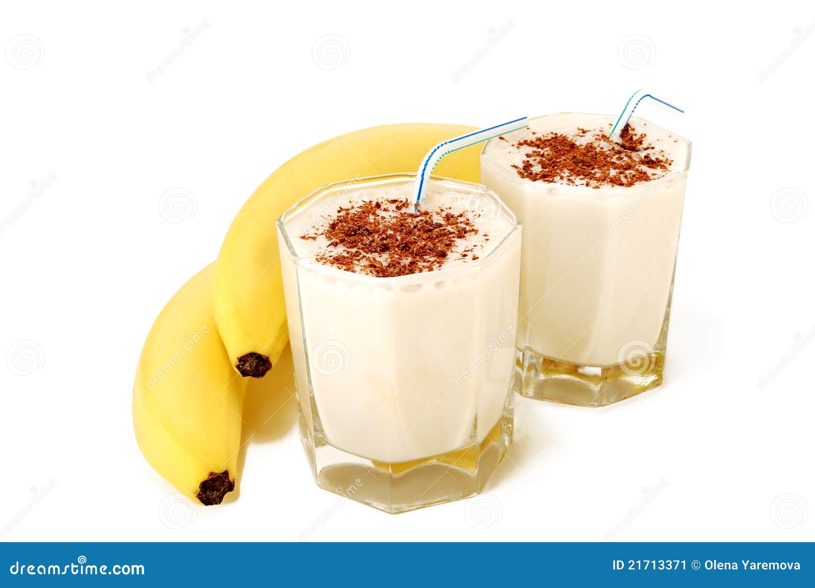 Banana milk cocktail stock image. Image of chocolate 21713371