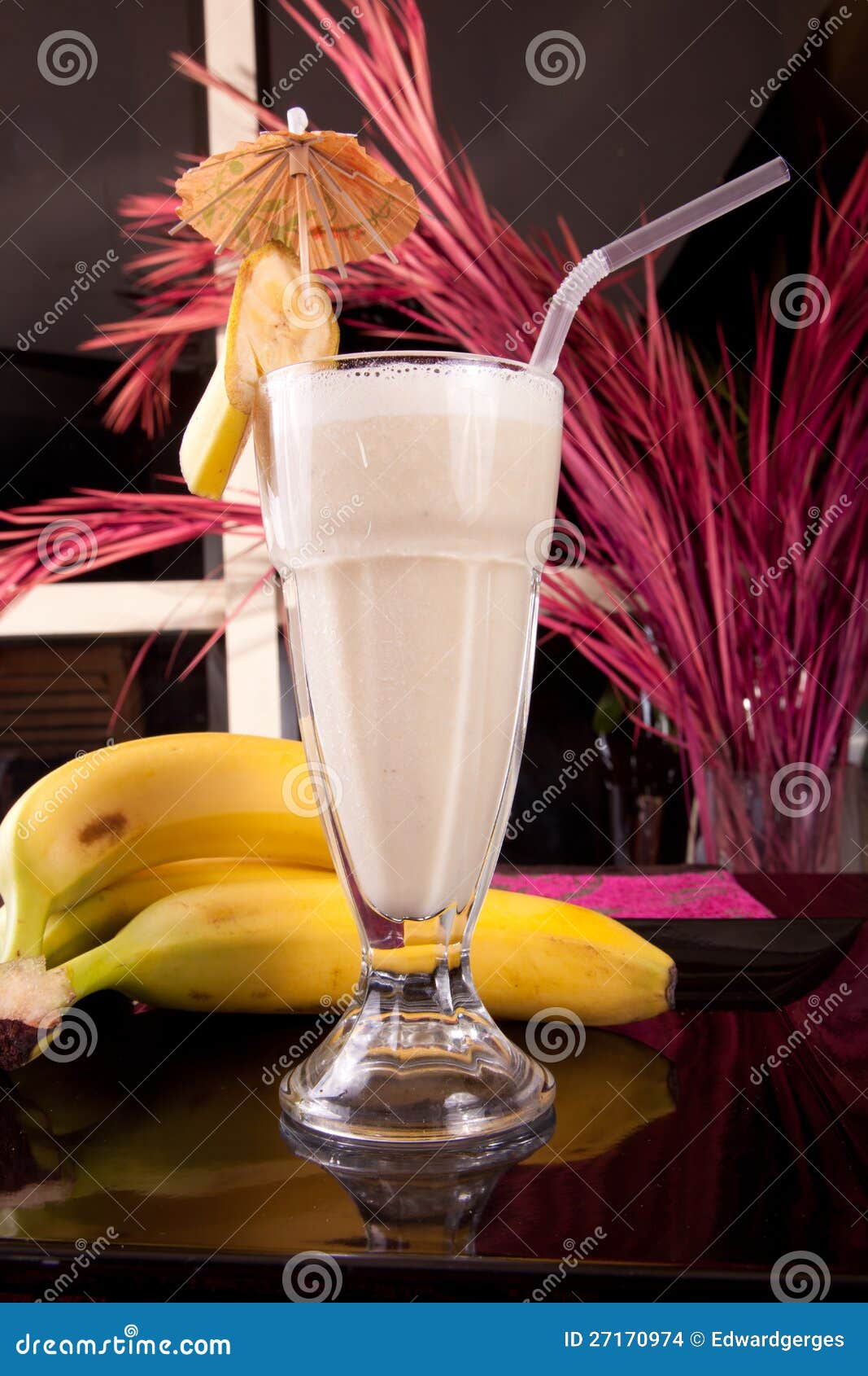 Banana juice stock photo. Image of milk, beverage, food 27170974