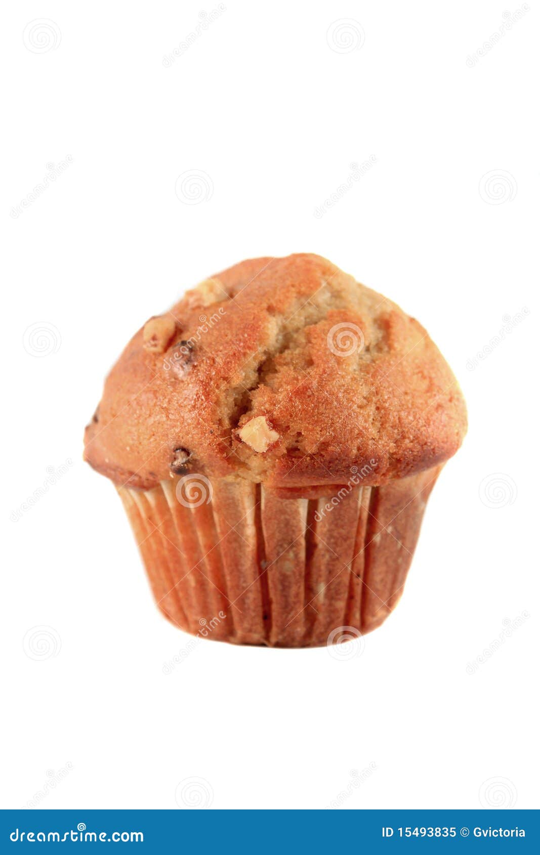 Banana nut muffin stock image. Image of white, banana - 15493835