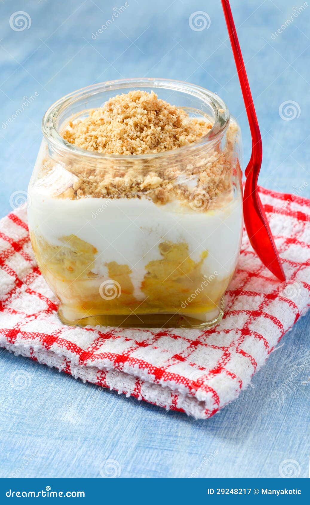 Banana and orange dessert stock image. Image of breakfast 29248217