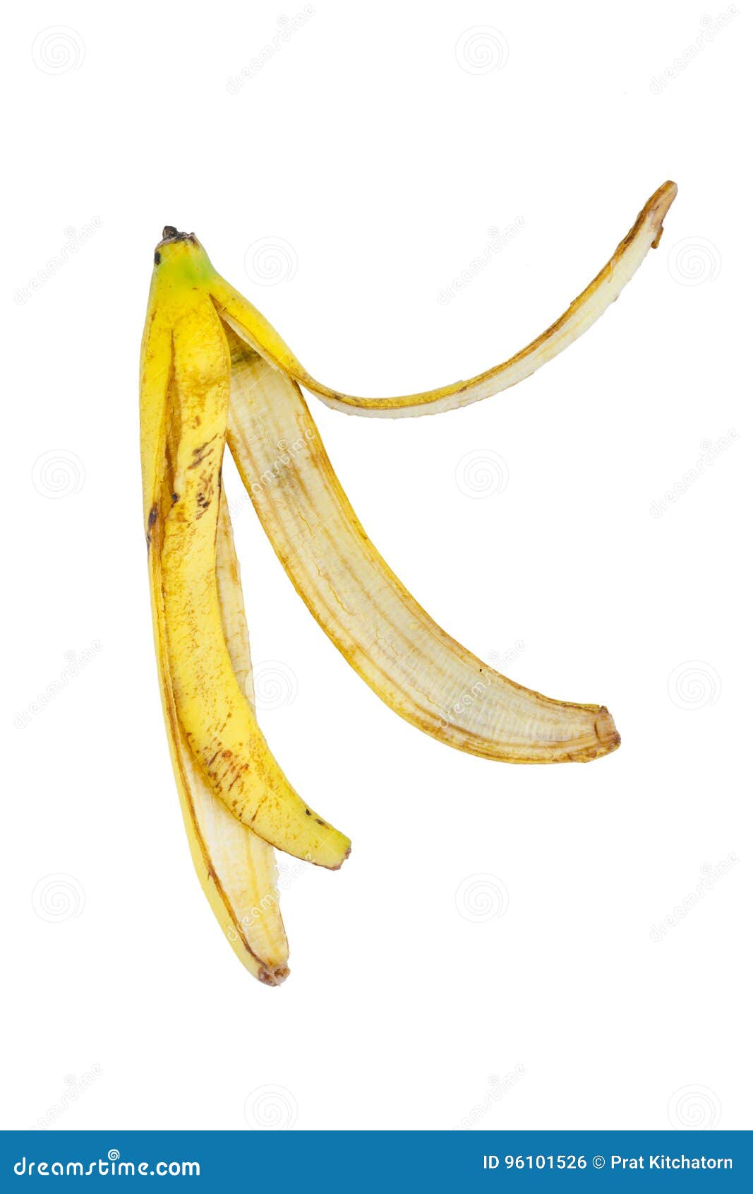 Banana Peel Yellow Bruised Isolate Stock Photo Image Of Delicious Breakfast 96101526