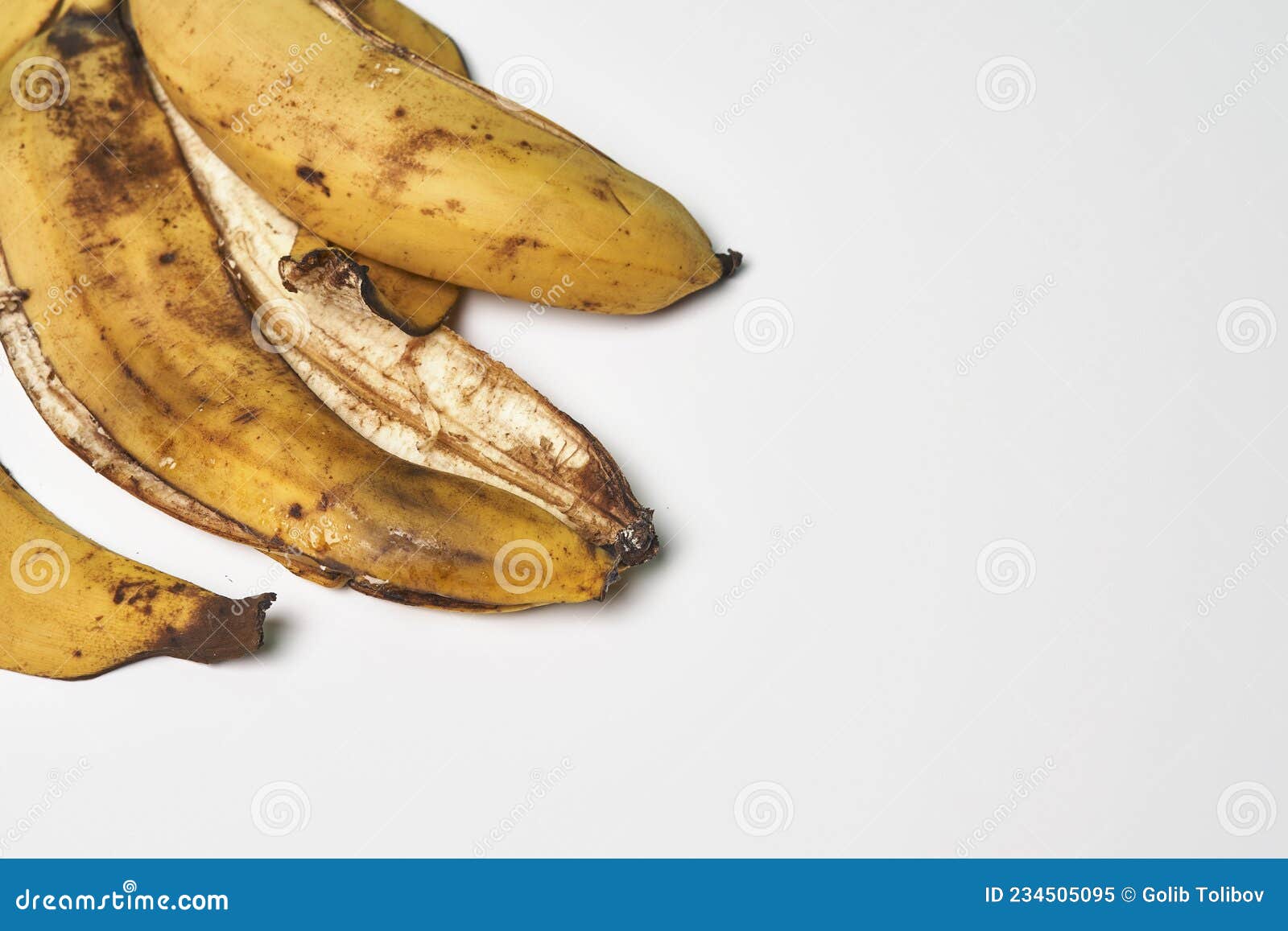 Banana Peels or Banana Skin Stock Image - Image of vegetarian, peeled:  234505095