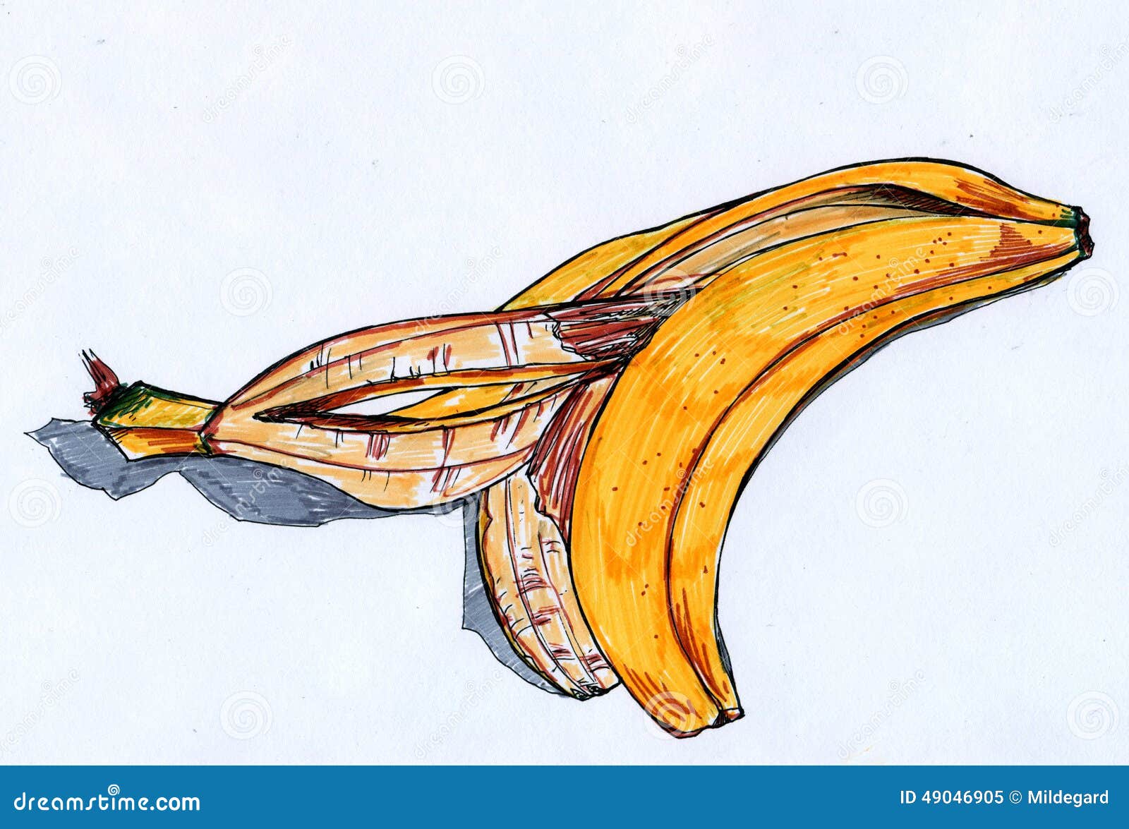 How to Draw a Banana // Easy Way to Draw Realistic Banana // 3D Pencil Sketch  Drawing - YouTube