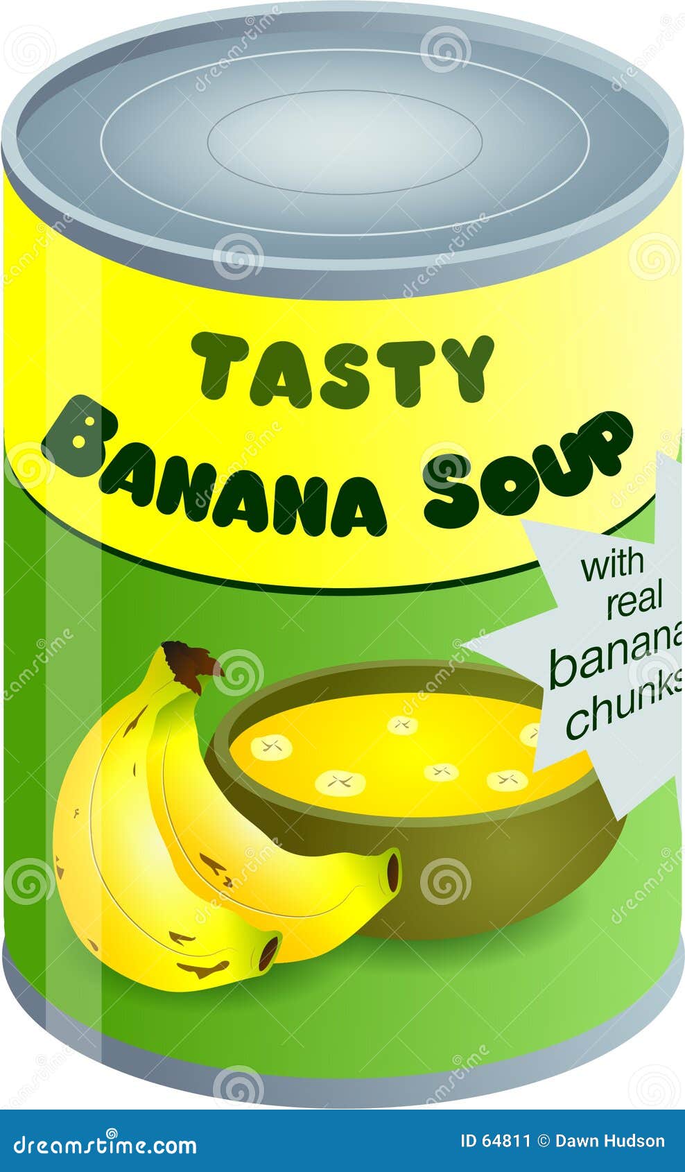 Banana Soup stock illustration. Illustration of industries 64811