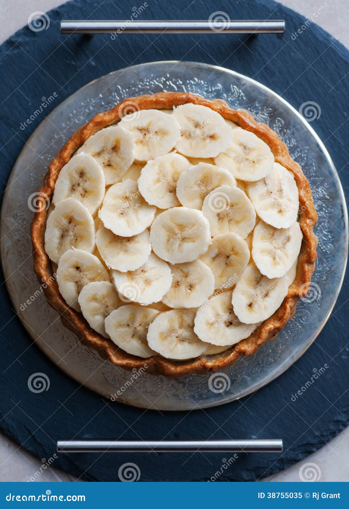 Banana Tart stock image. Image of tart, delicious, gourmet 38755035