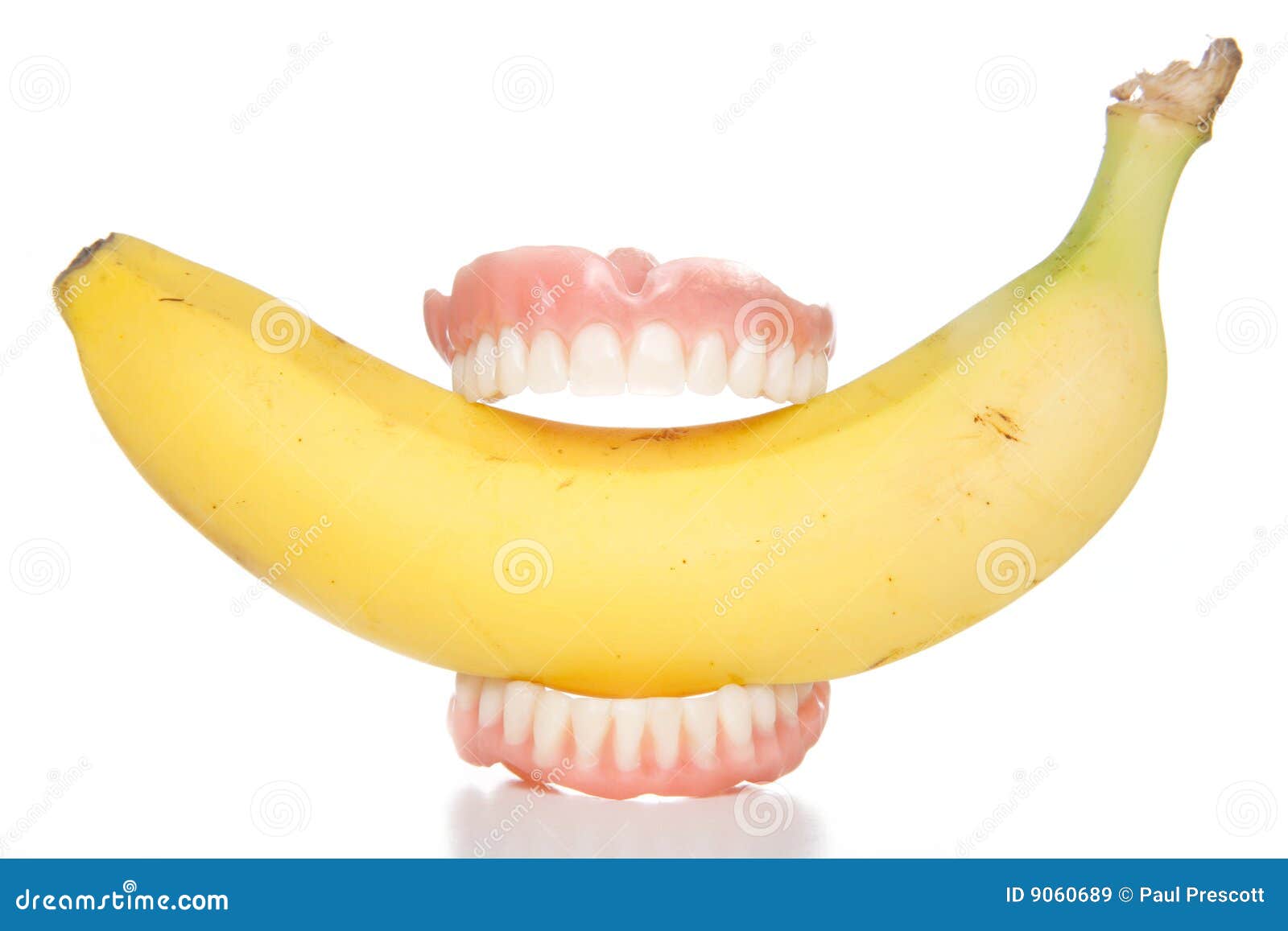 Banana Teeth Royalty Free Stock Images Image 9060689
