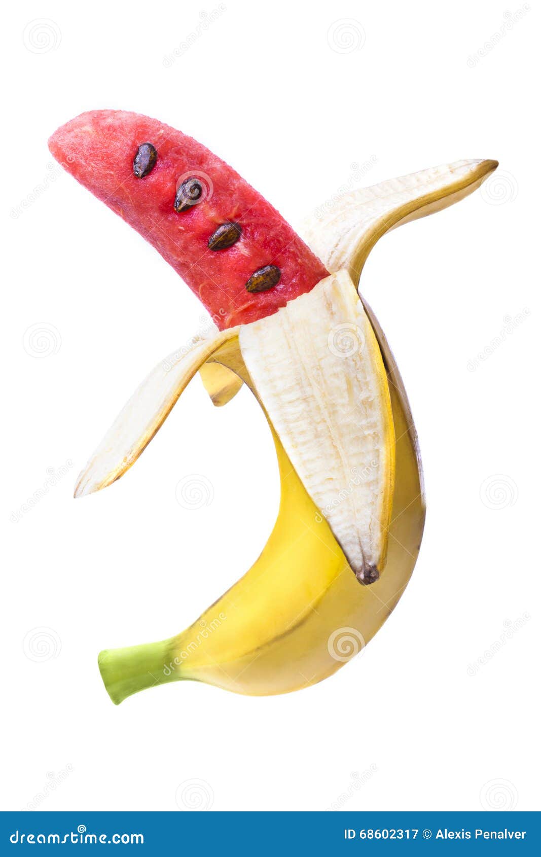 Banana Watermelon Stock Image Image Of Green Concepts 68602317