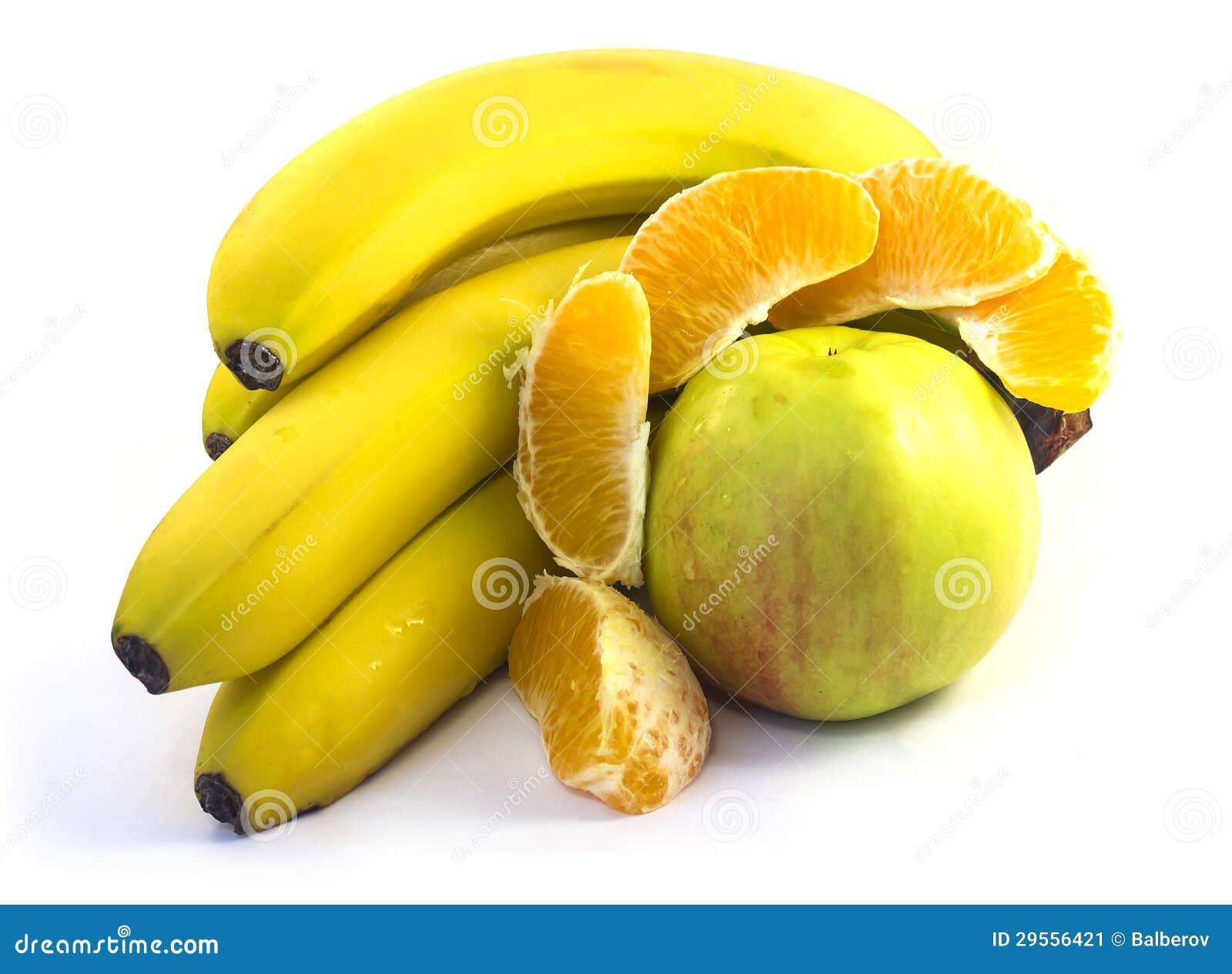 Bananas Apple And Orange Stock Image Image Of Citrus 29556421