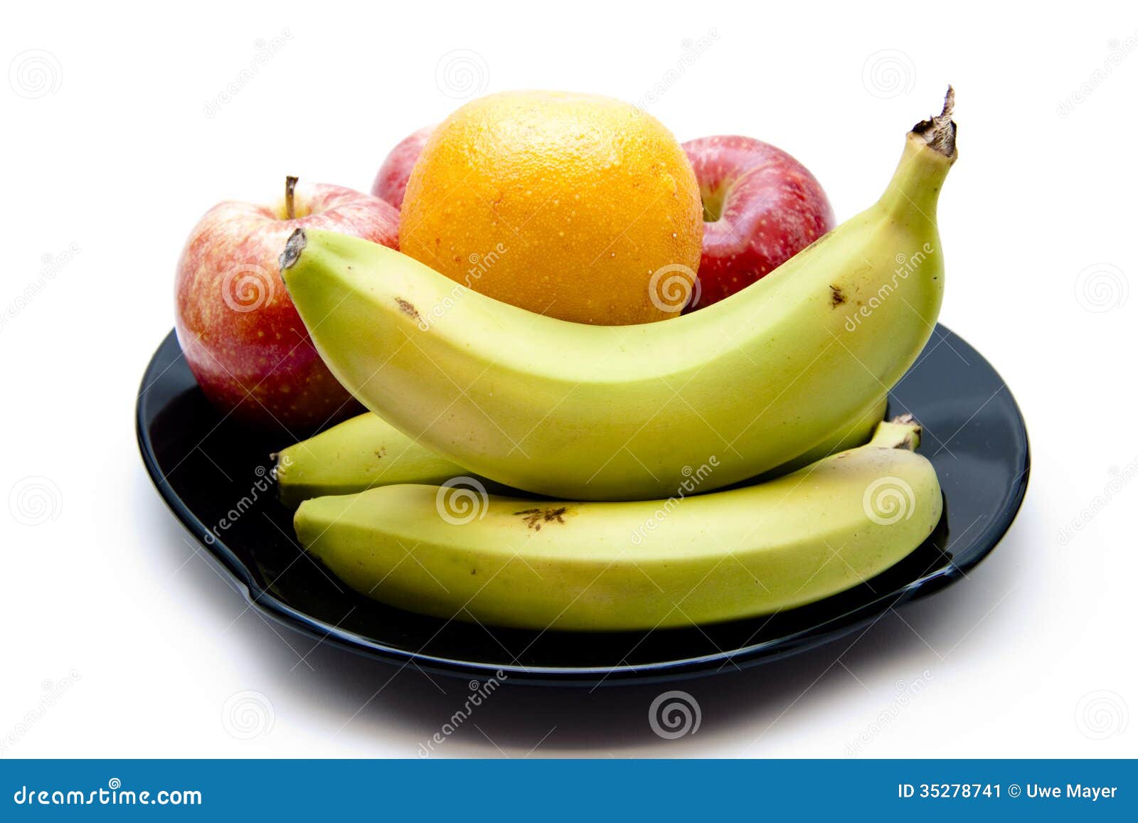 Bananas And Apples And Orange Stock Image Image Of Black Banana