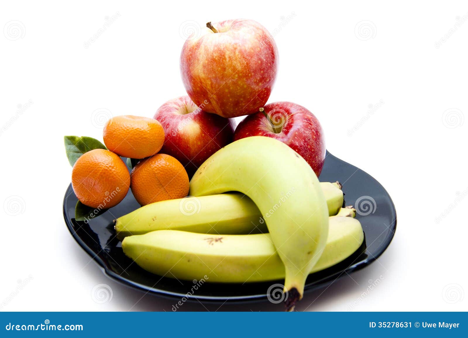 Bananas And Apples And Oranges Stock Image Image Of Banana Plate