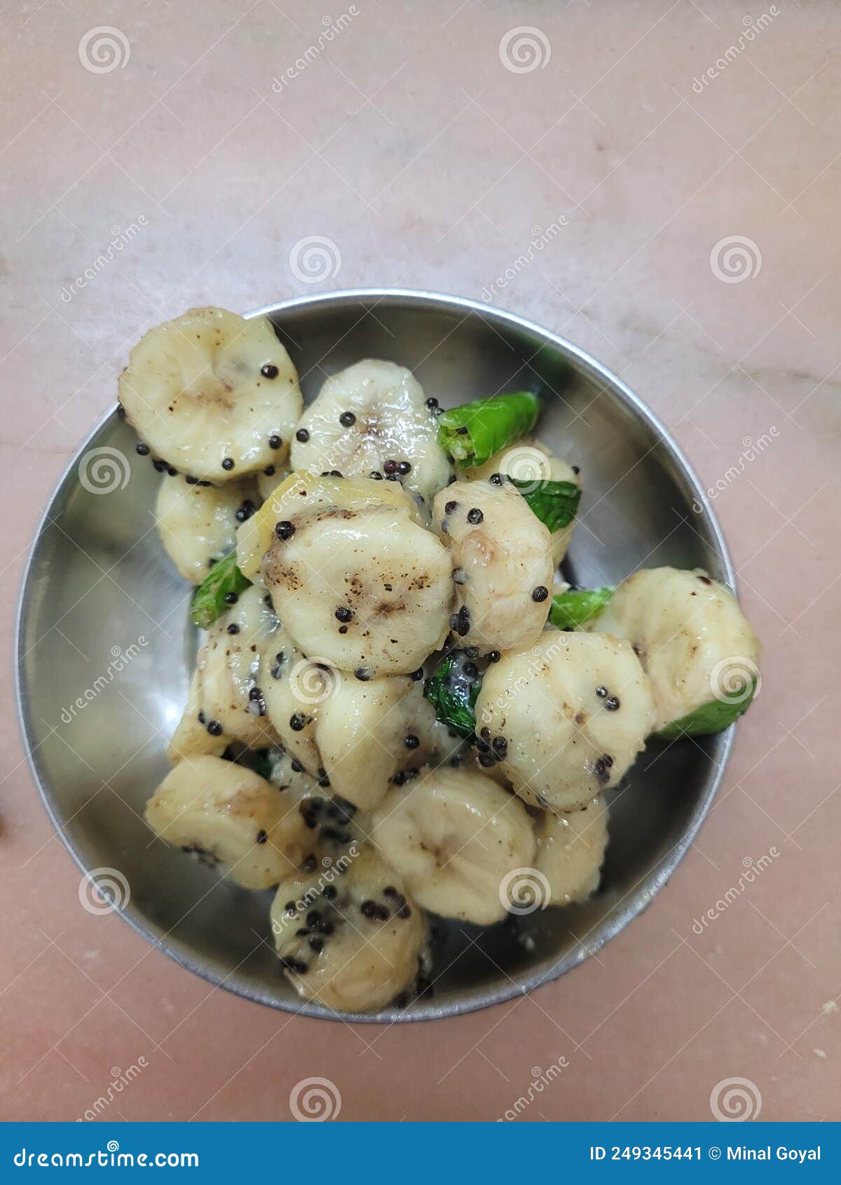 Bananas Cooked in Indian Style Stock Image Image of green, cuisine