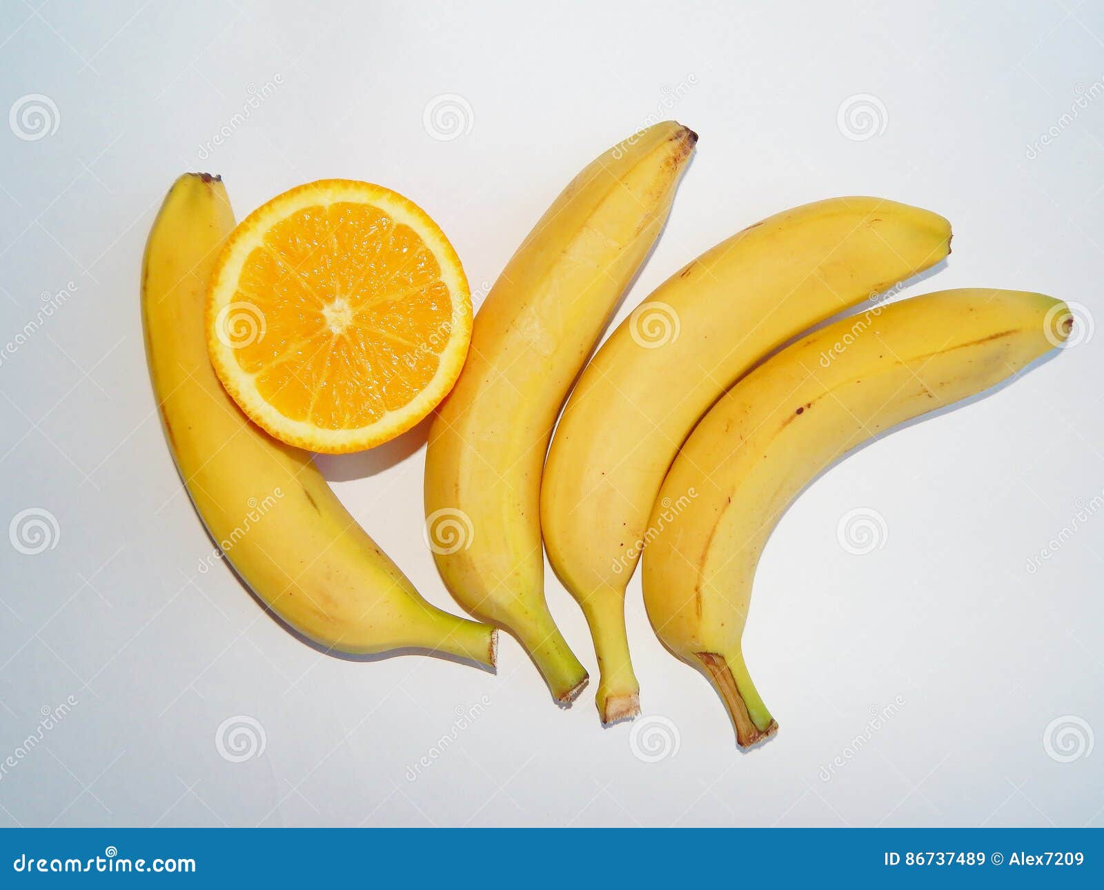 Bananas And Oranges Stock Image Image Of Fresh Bright 86737489