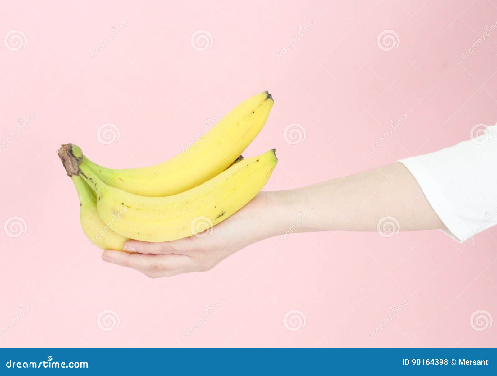 Banane photo stock. Image du fruits, tropical, frais - 90164398