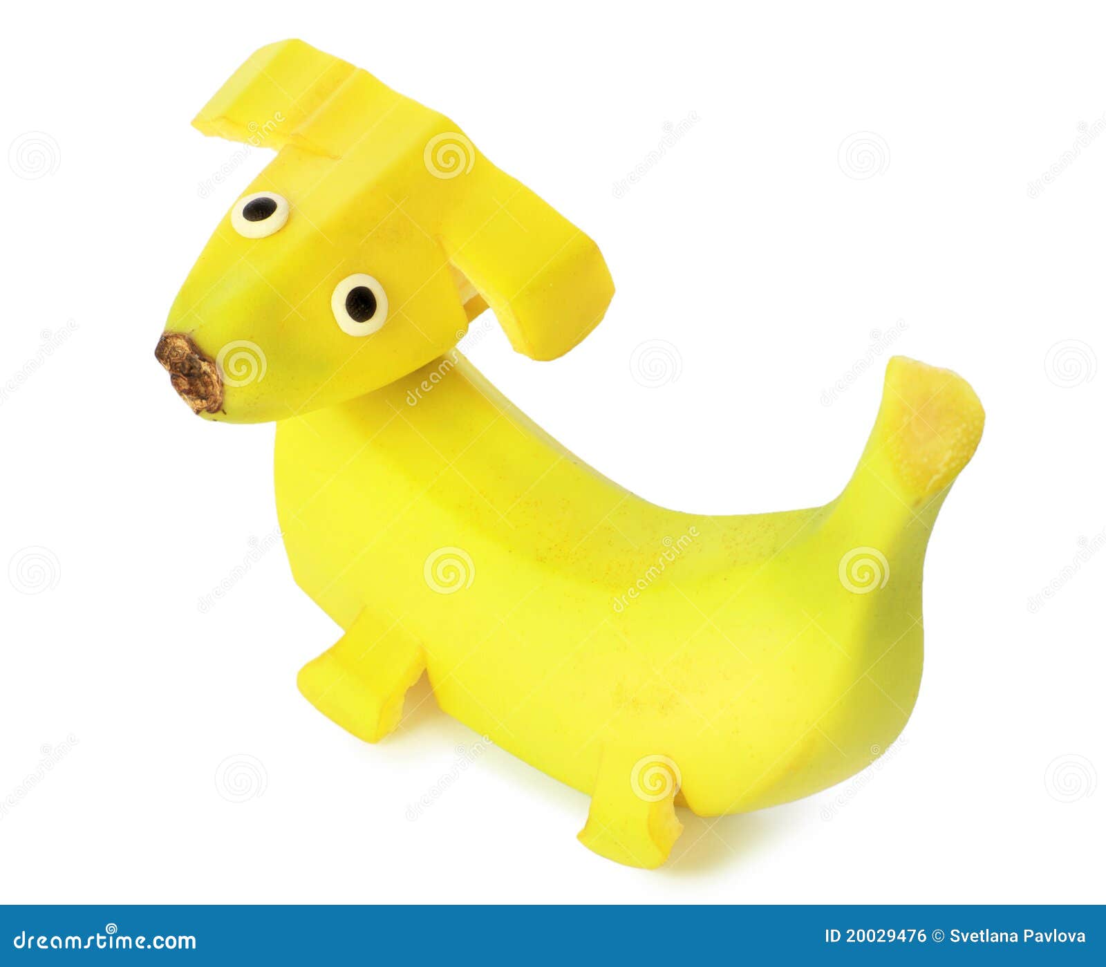 Banane Hund Lizenzfreies Stockbild Bild 20029476
