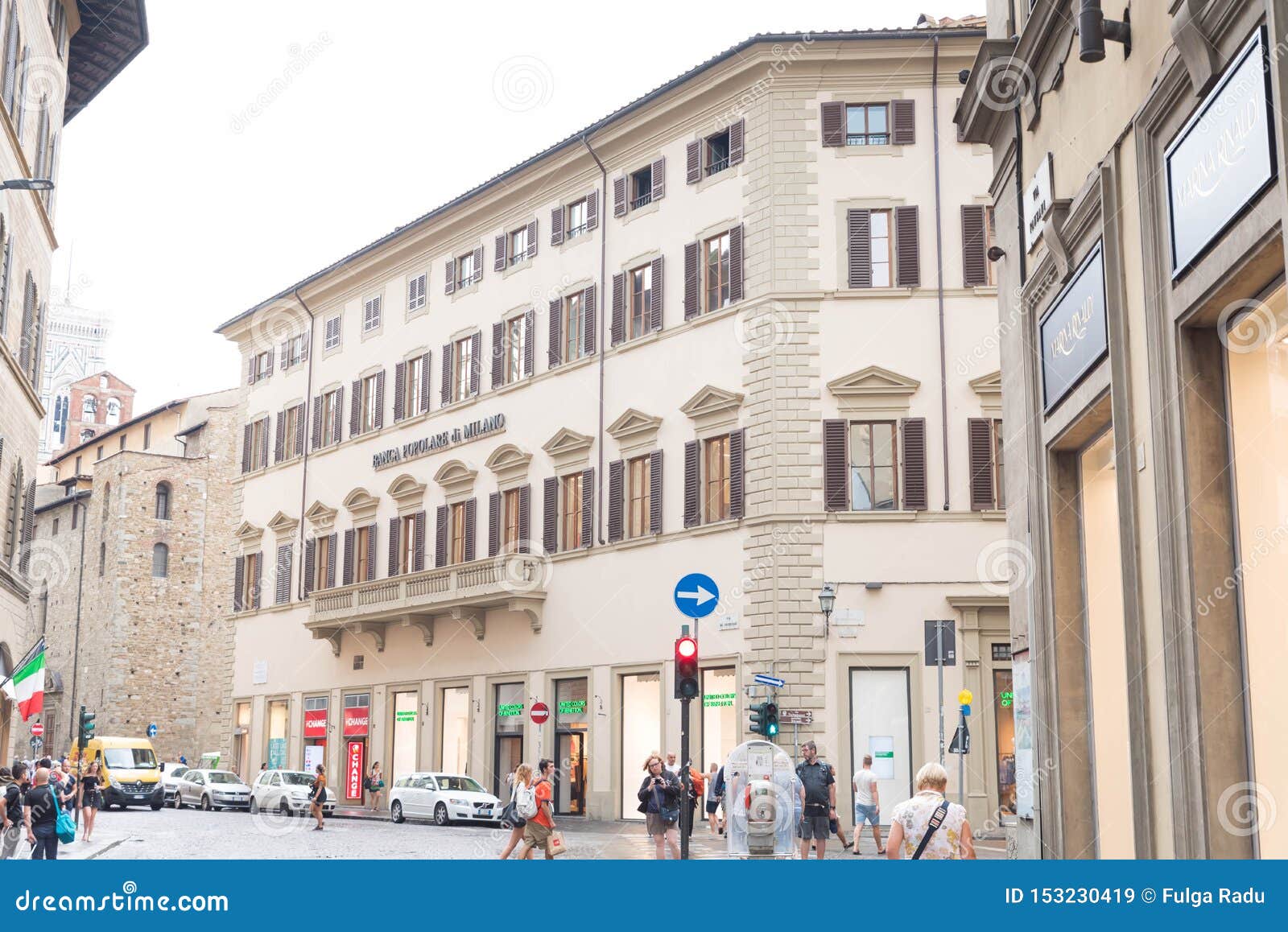 Banca Popolare Di Milano Florenz Italien Redaktionelles Stockbild Bild Von Konglomerat Bankverkehr 153230419