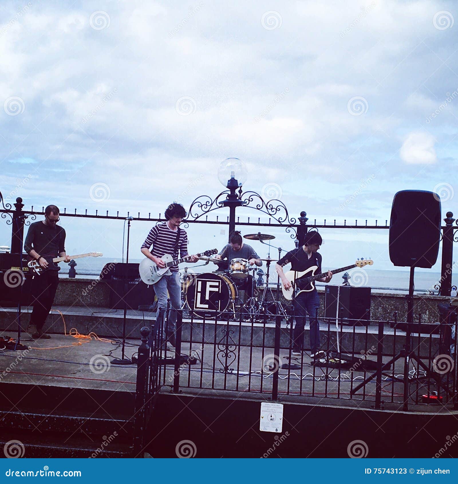 Band editorial stock photo. Image of guitar, band 75743123